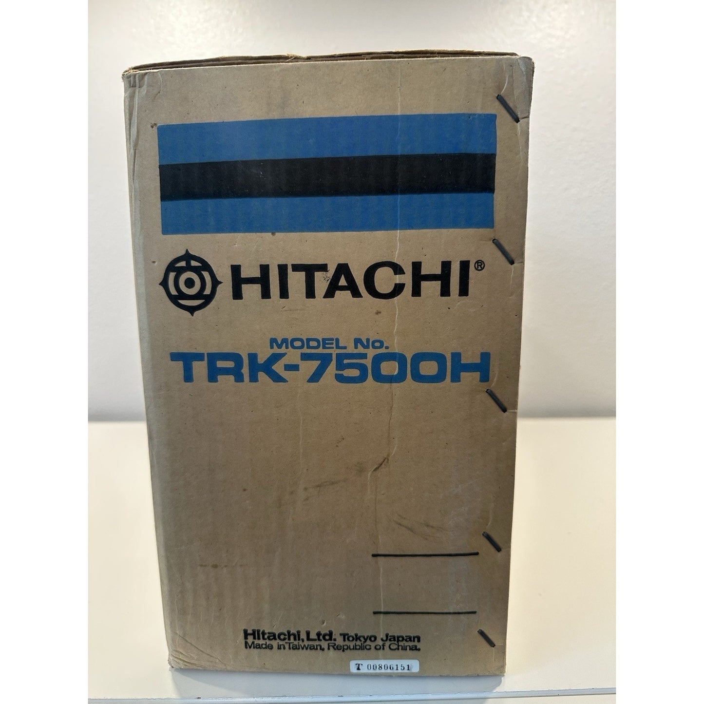 VINTAGE *NEW* 80's Hitachi TRK-7500H Boom Box Radio Cassette Recorder