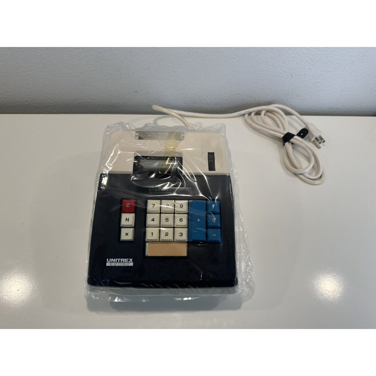VINTAGE *NEW* Unitrex Eiko Electric E2082 10-Key Adding Machine Printer