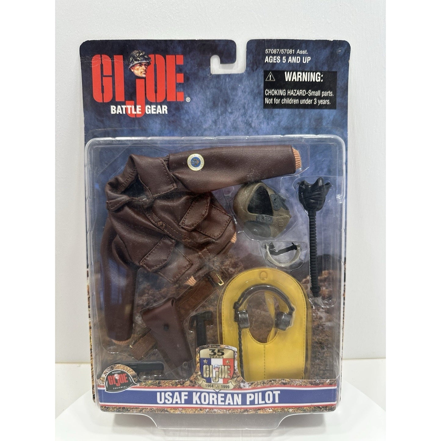VINTAGE *NEW* 1998 GI Joe Battle Gear USAF Korean Pilot Set
