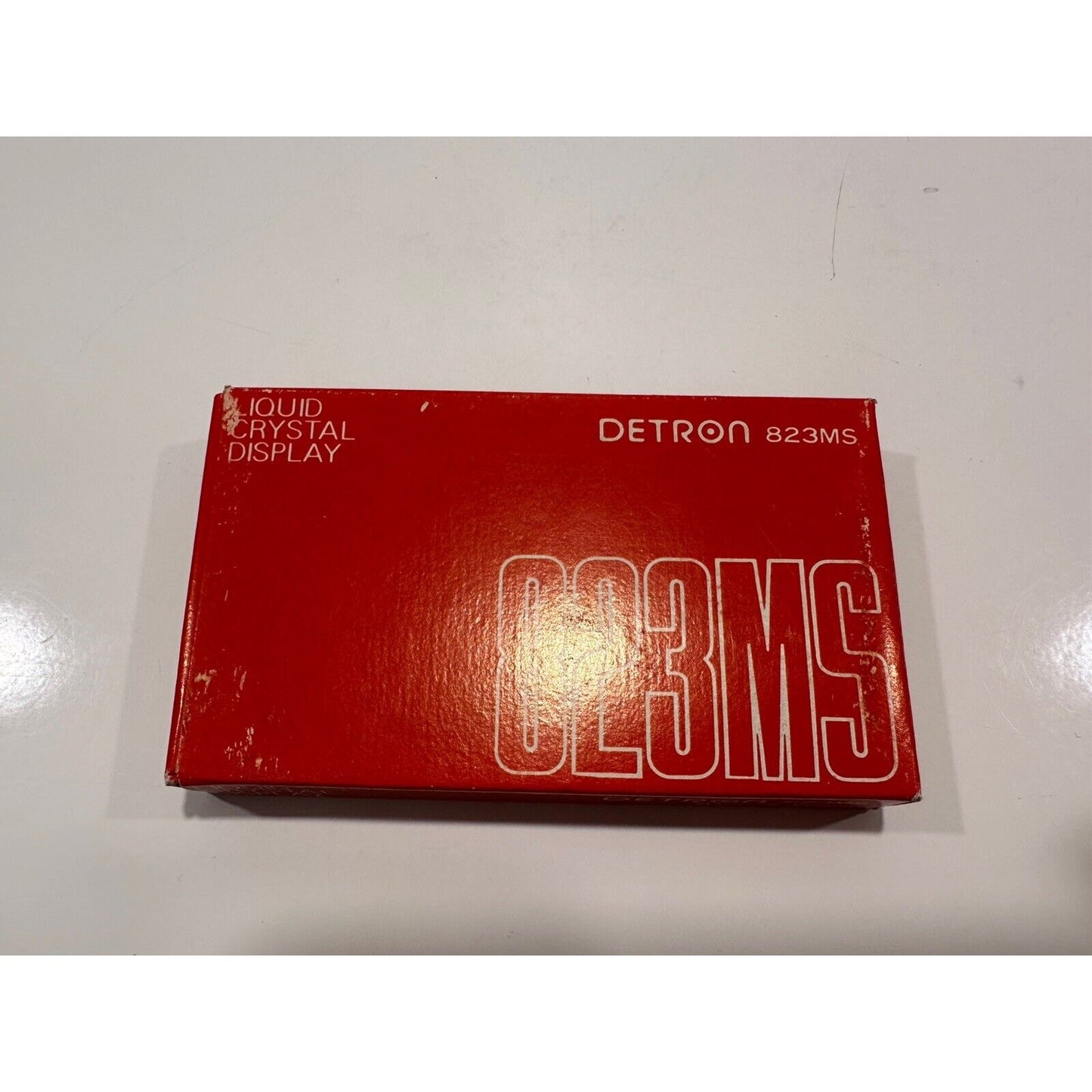 VINTAGE *NEW* Detron 823MS lcd Liquid Crystal Display Calculator w/ Case
