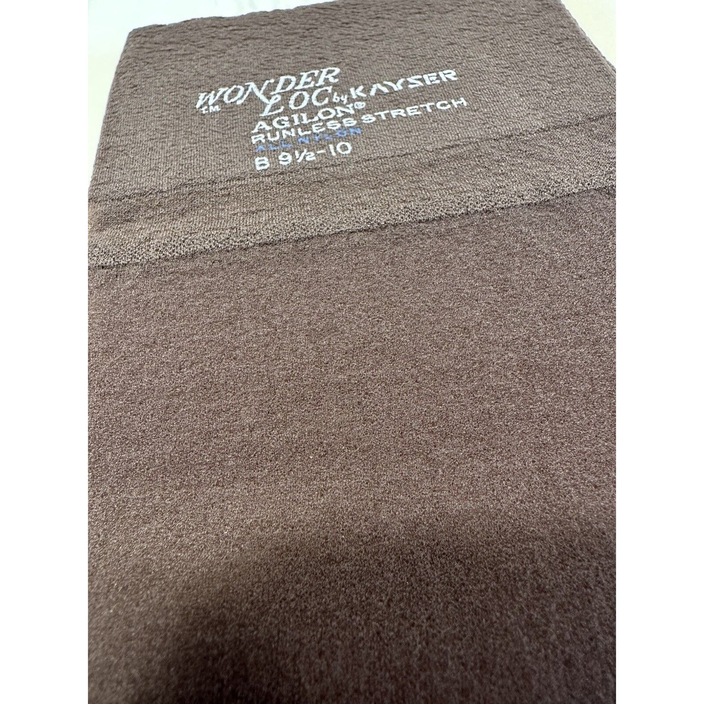VINTAGE *NEW* Kayser Hosiery-Wonderloc Stretch-Misterie-Seamless-9.5/10 B X 2