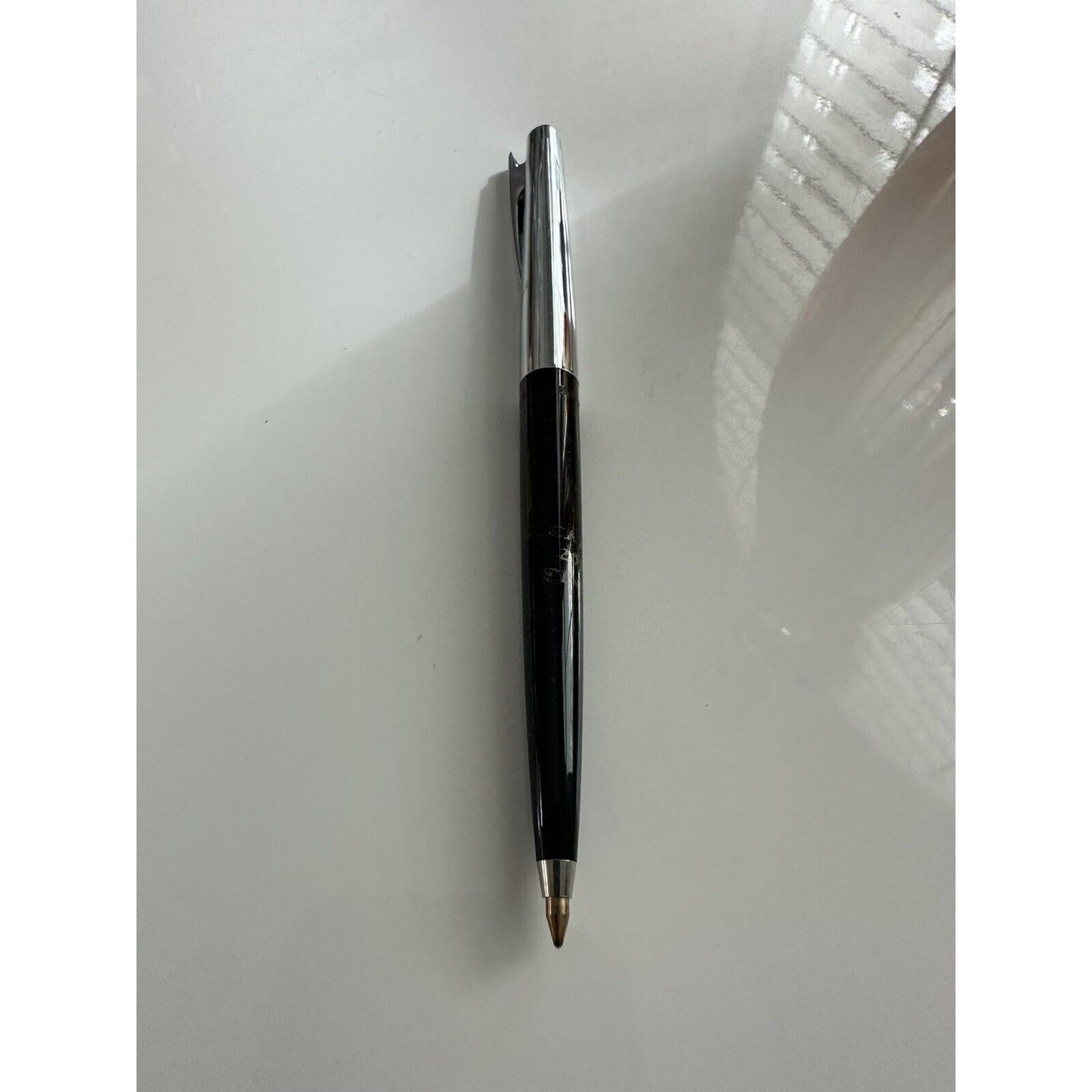 VINTAGE *NEW* Sheaffer Set =12 Black 203 Ballpoint Pens - Fine