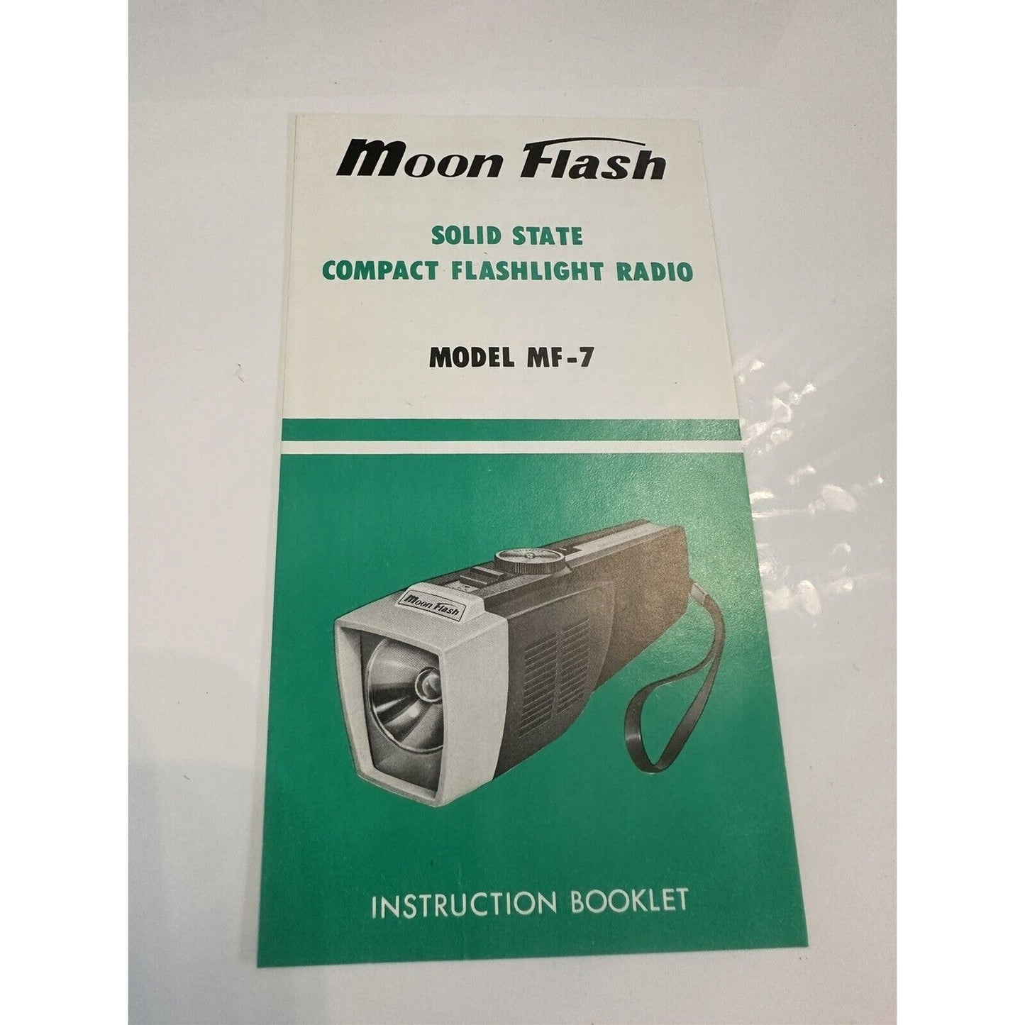 VINTAGE *NEW* Moon Flash MF-7 Solid State Compact Flashlight AM Radio