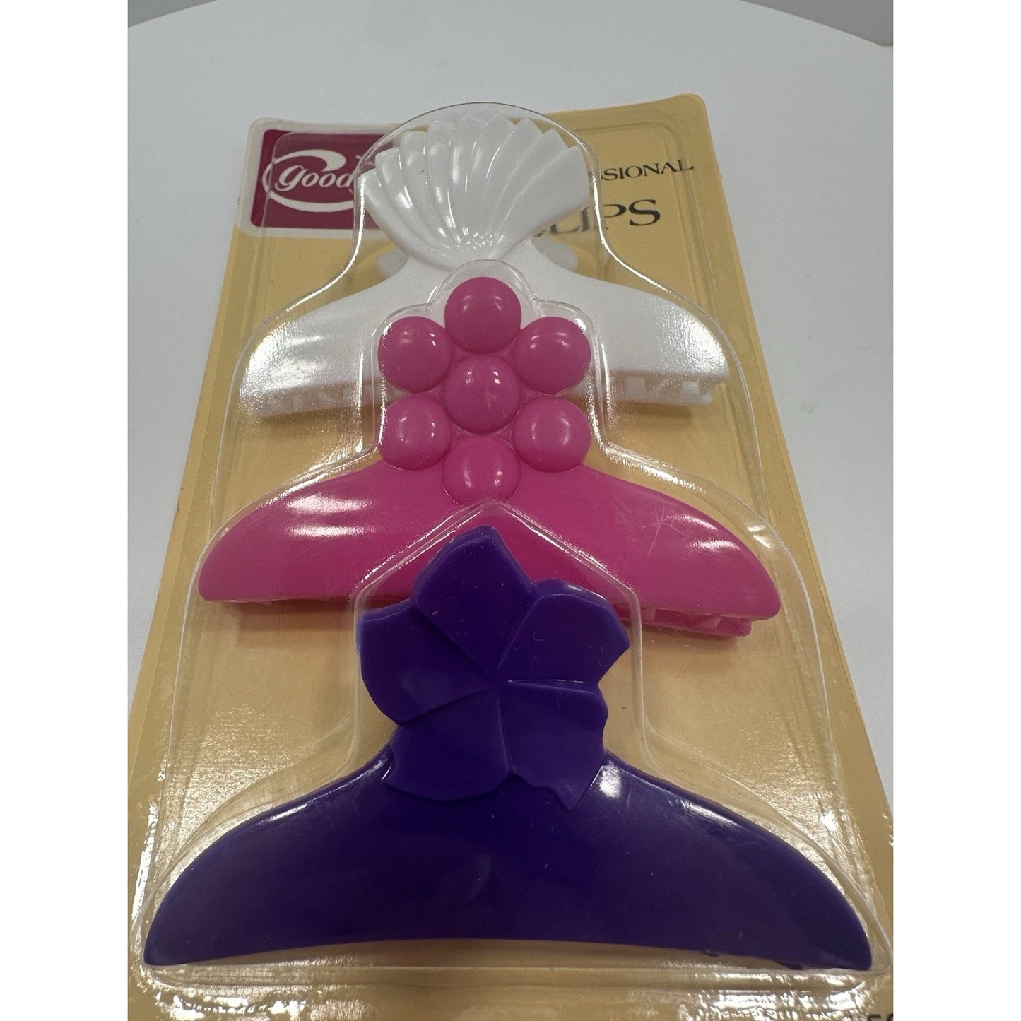 VINTAGE *NEW* 1982 Goody Professional Pin Up Hair Clips Multi Color 594