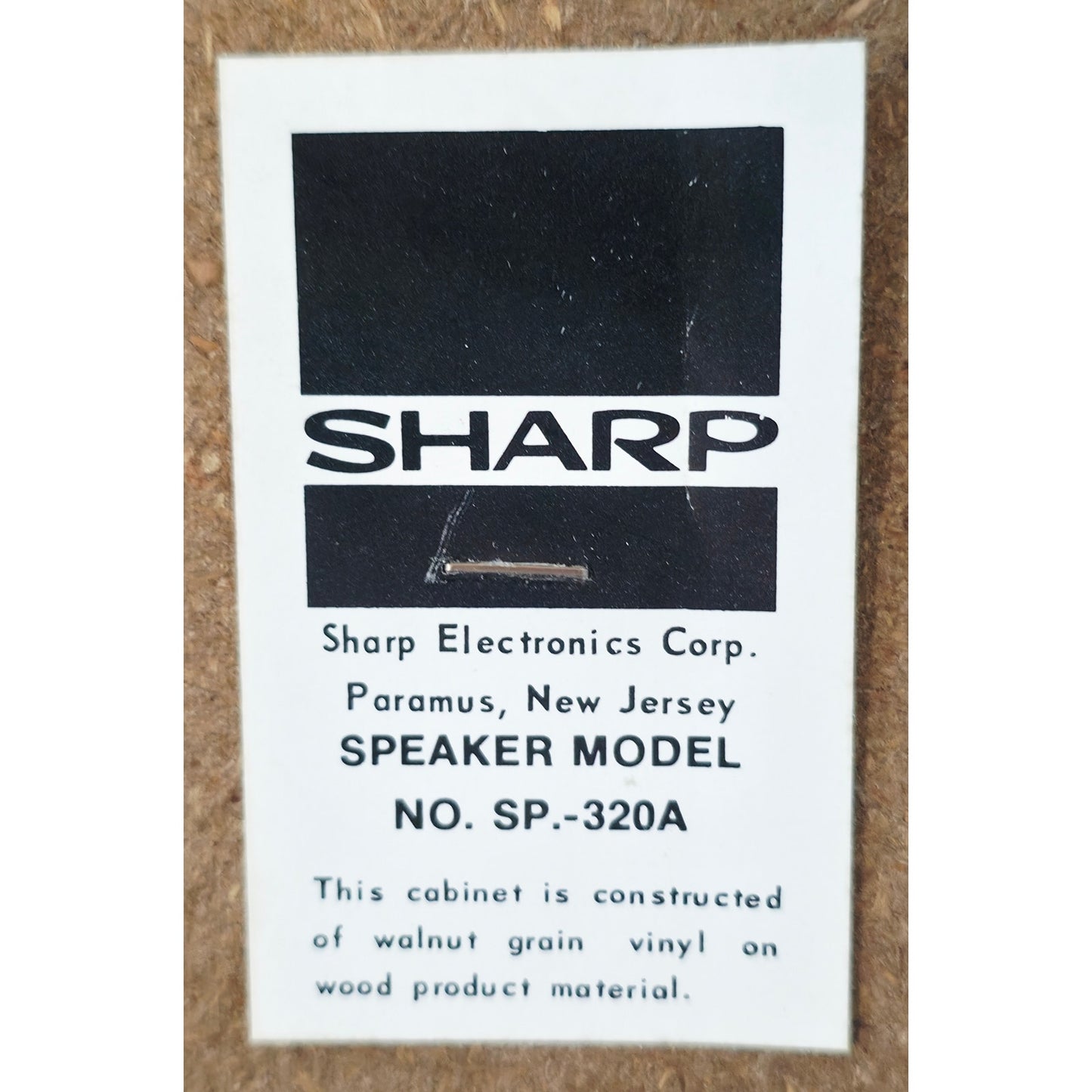 VINTAGE *NEW* 1970's Sharp SP-320A Set of 2 Speakers