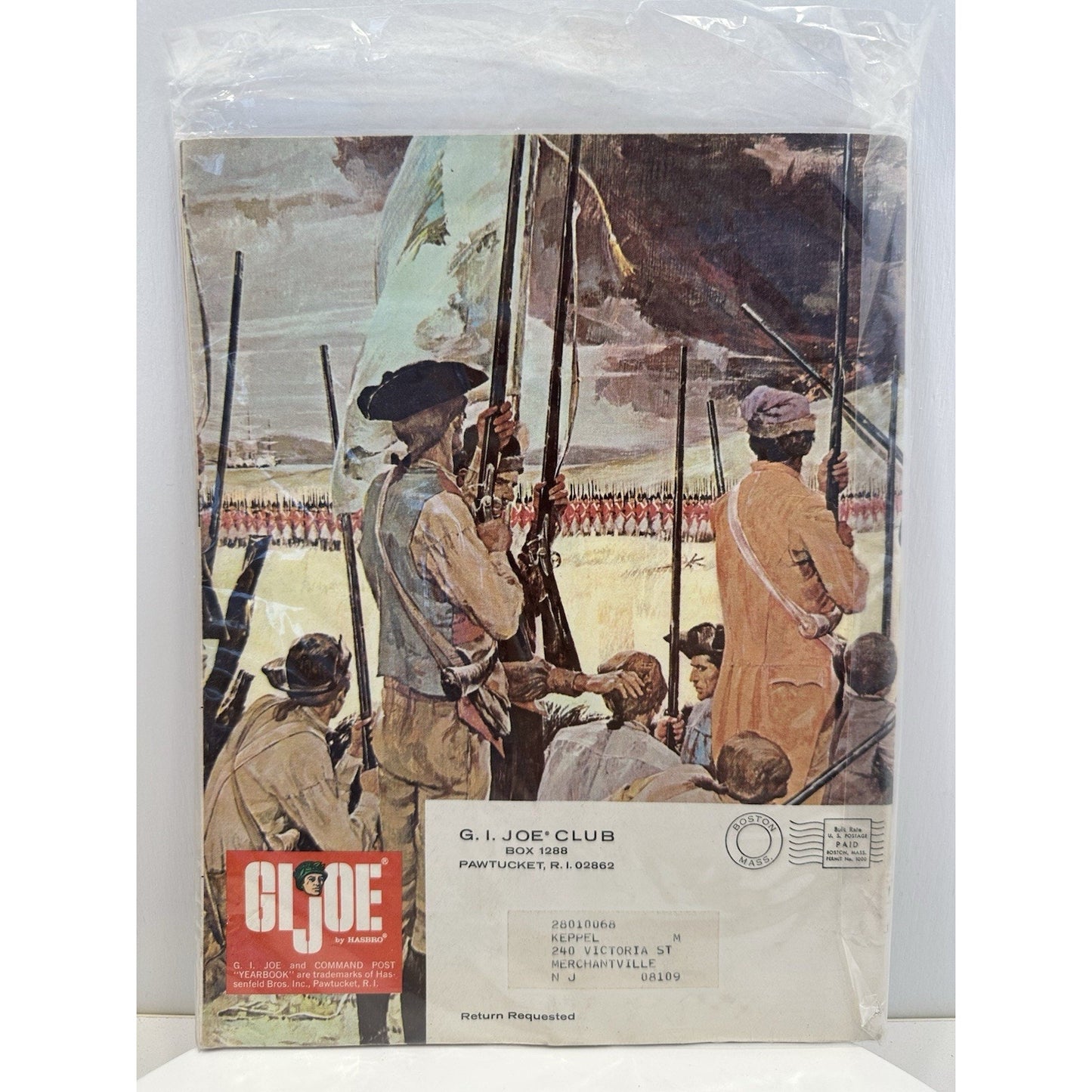 VINTAGE 1967 GI Joe Command Post "Yearbook" Action Reading For Boys in Sleeve
