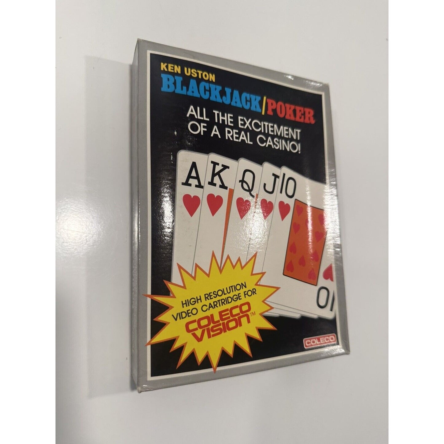 VINTAGE *NEW* COLECO Vision Ken Uston Blackjack/Poker