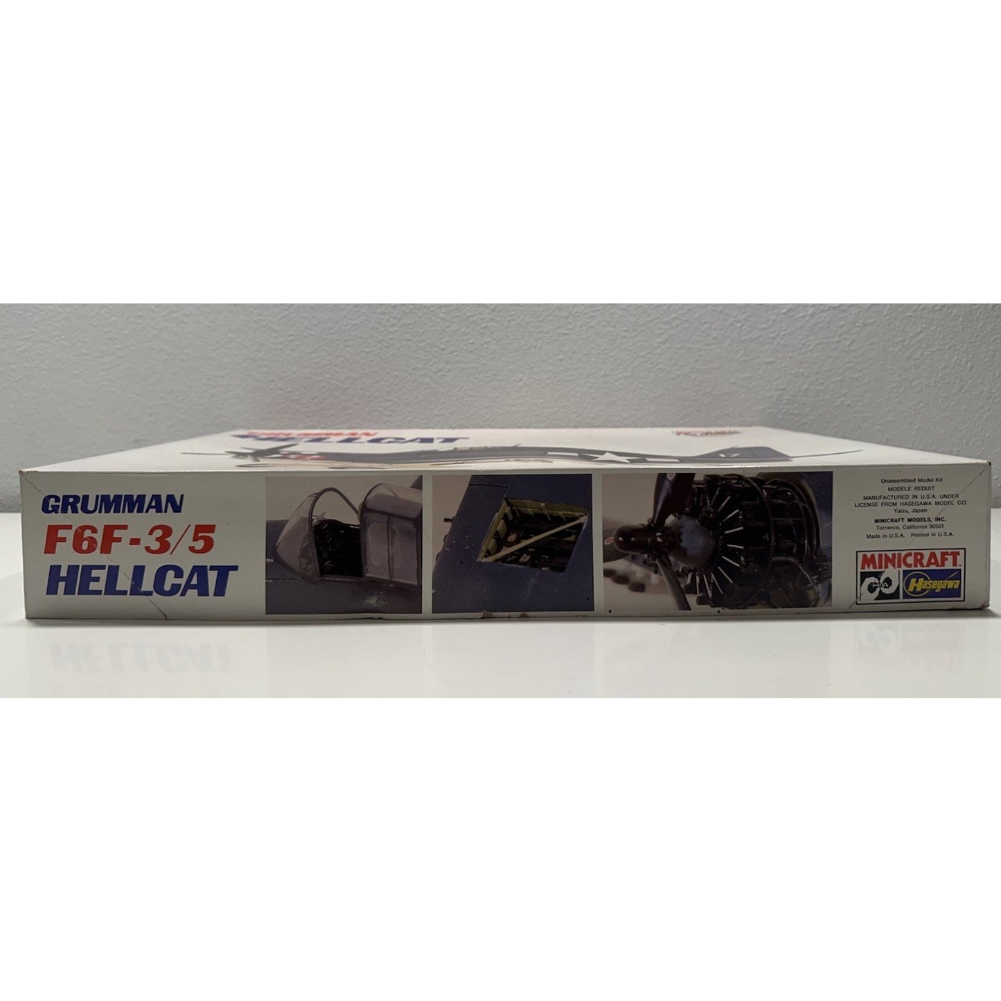 VINTAGE *NEW* Hasegawa Grumman Hellcat F6F-3/5 1:32 Model 1081
