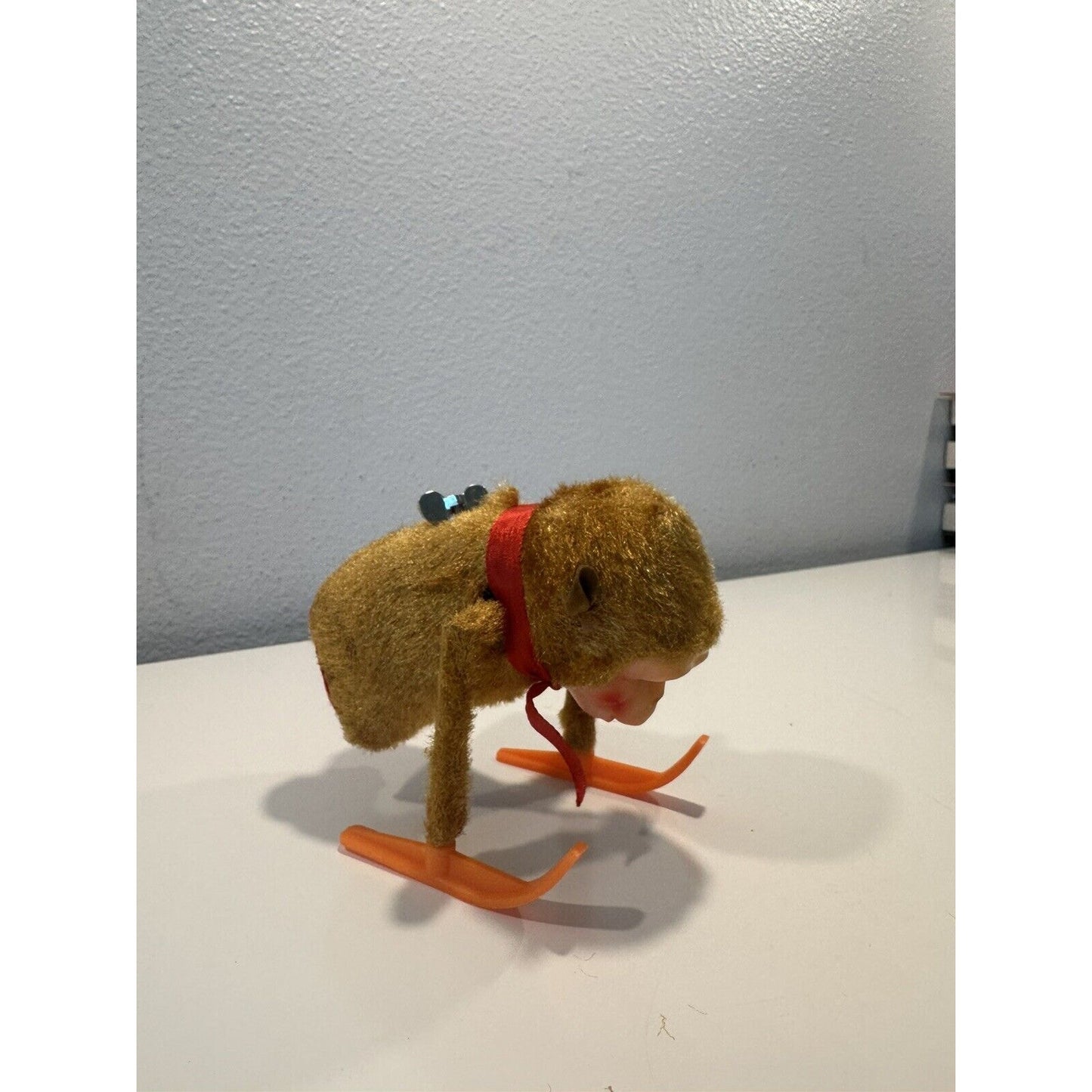 VINTAGE *NEW* 1950's Acrobatic Flipping Wind-Up Monkey Toy Clockwork/Elmar