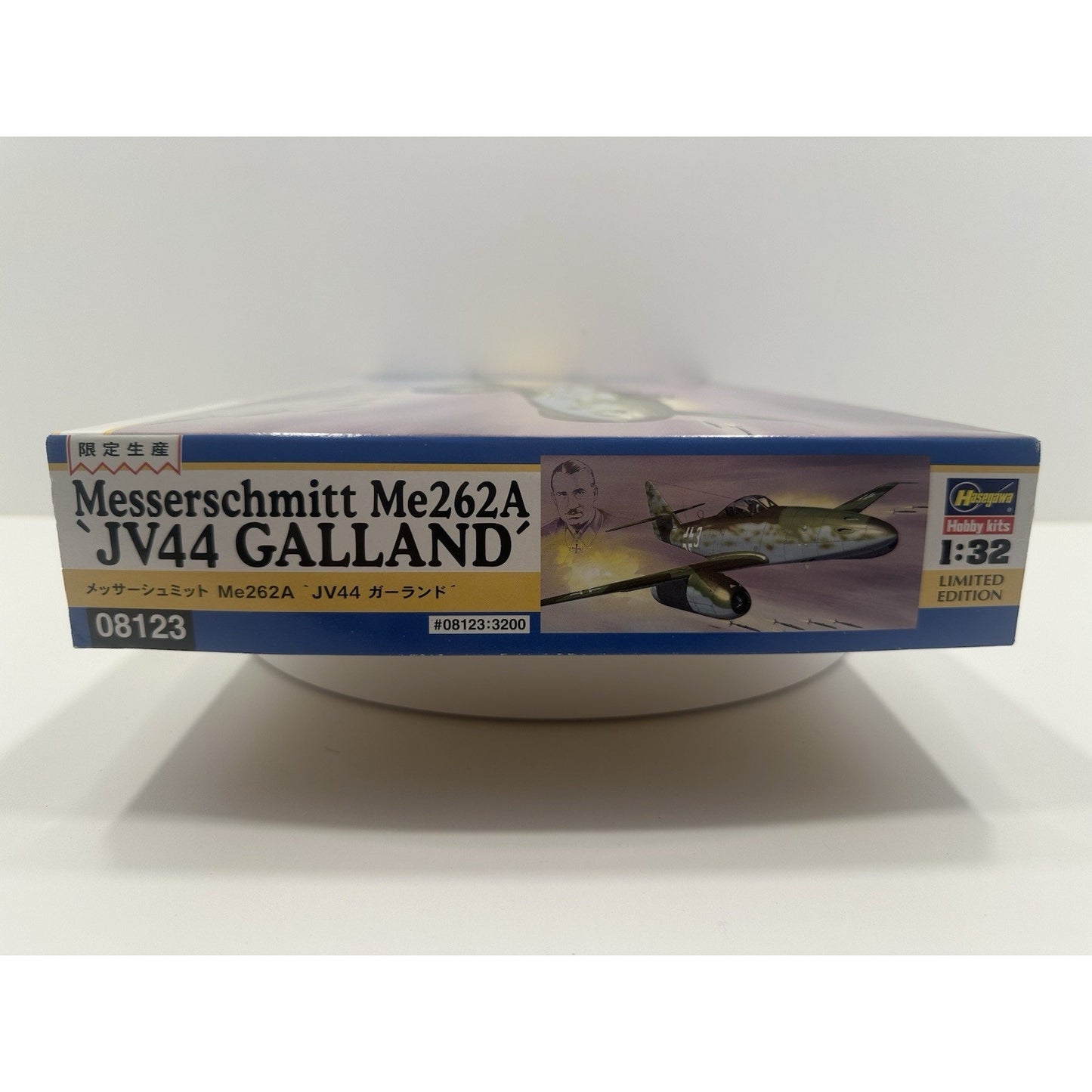 VINTAGE HASEGAWA Messerschmitt Me262A-1a "JV44 Galland" 08123 Model Plane Kit