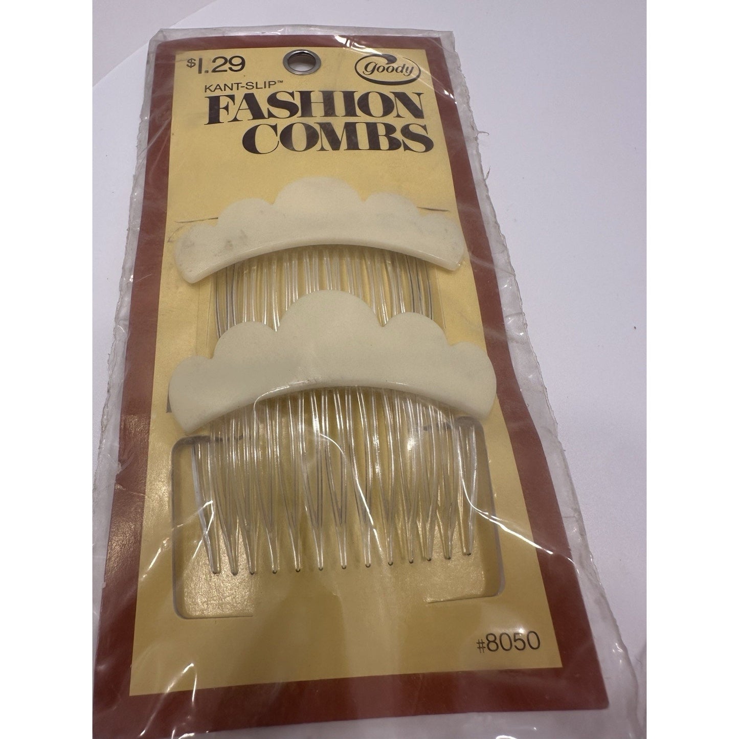 VINTAGE *NEW* 1975 Goody Kant-Slip Fashion Combs Combo Set USA