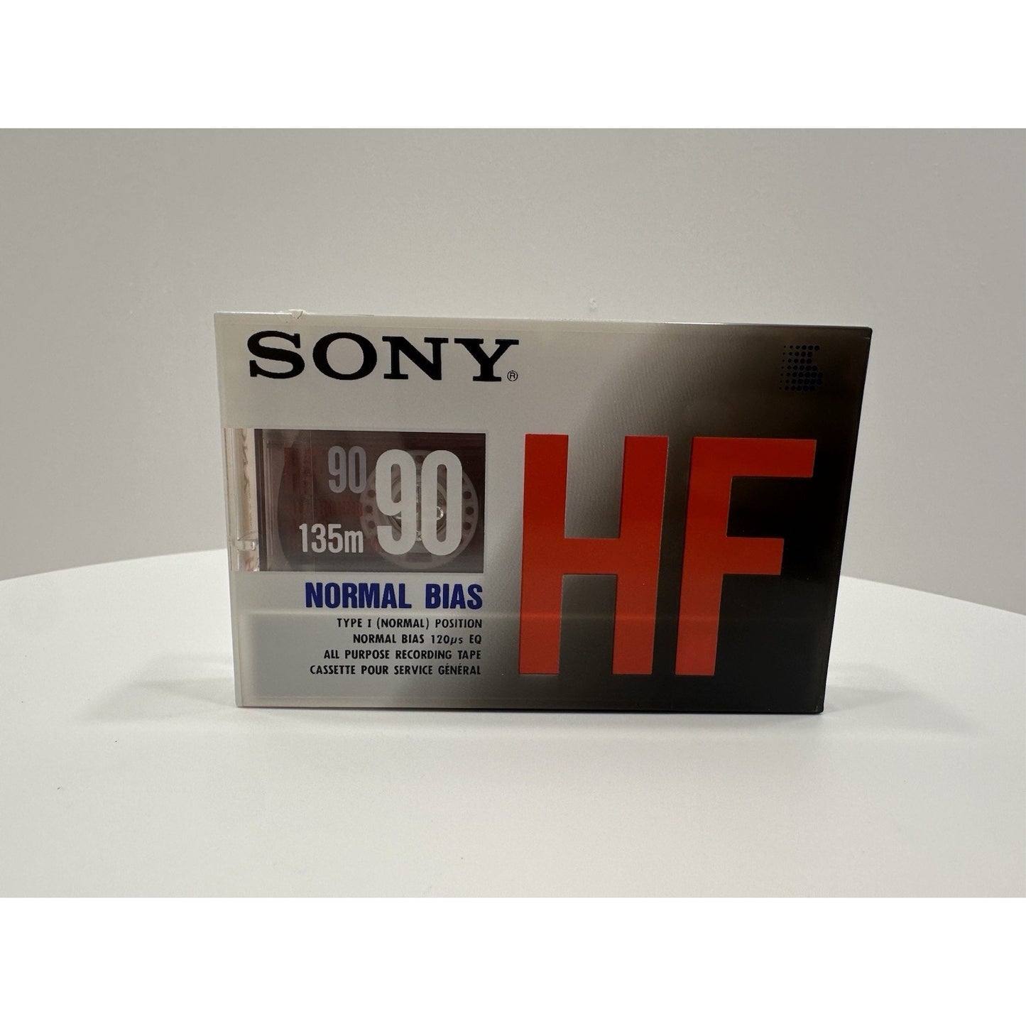VINTAGE *NEW* 1980's SONY HF 90-Min Blank Audio Cassette Tape Sealed