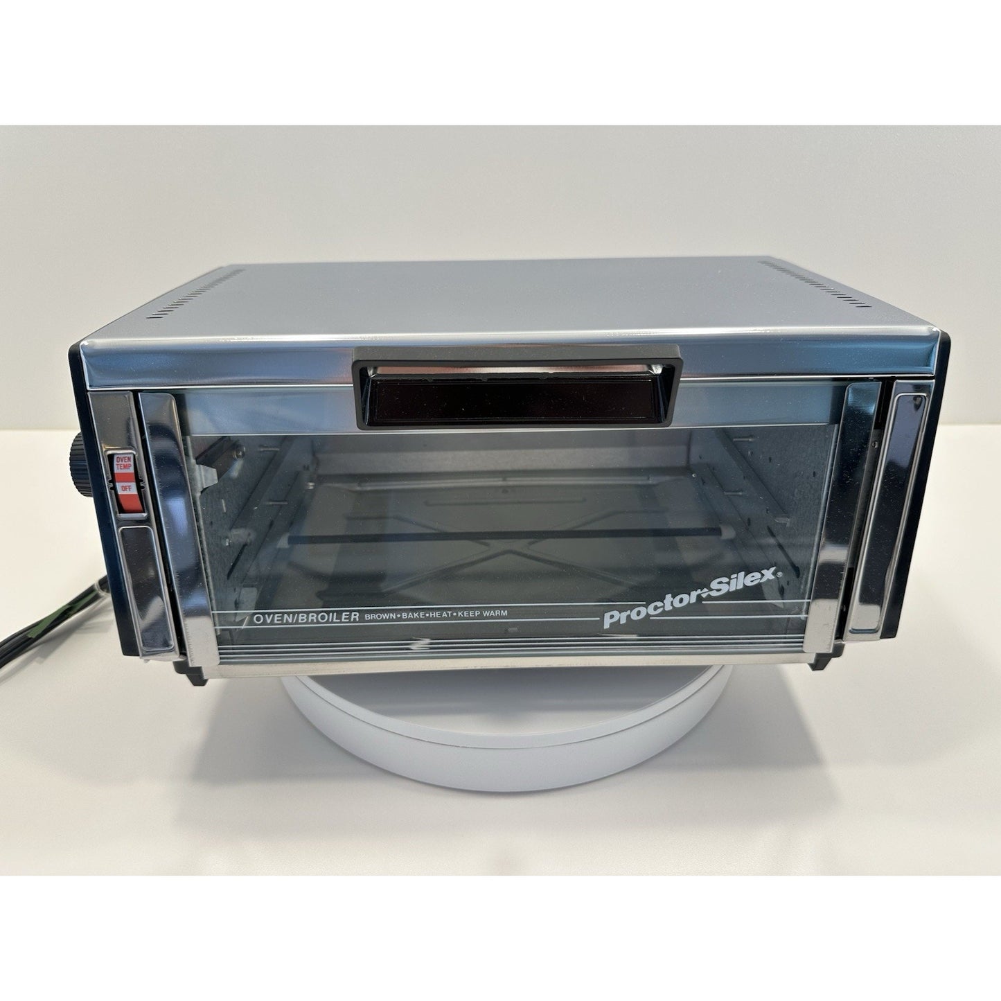 VINTAGE *PRISTINE* 80's Proctor-Silex RLOCCU Black Oven Toaster Broiler Unused