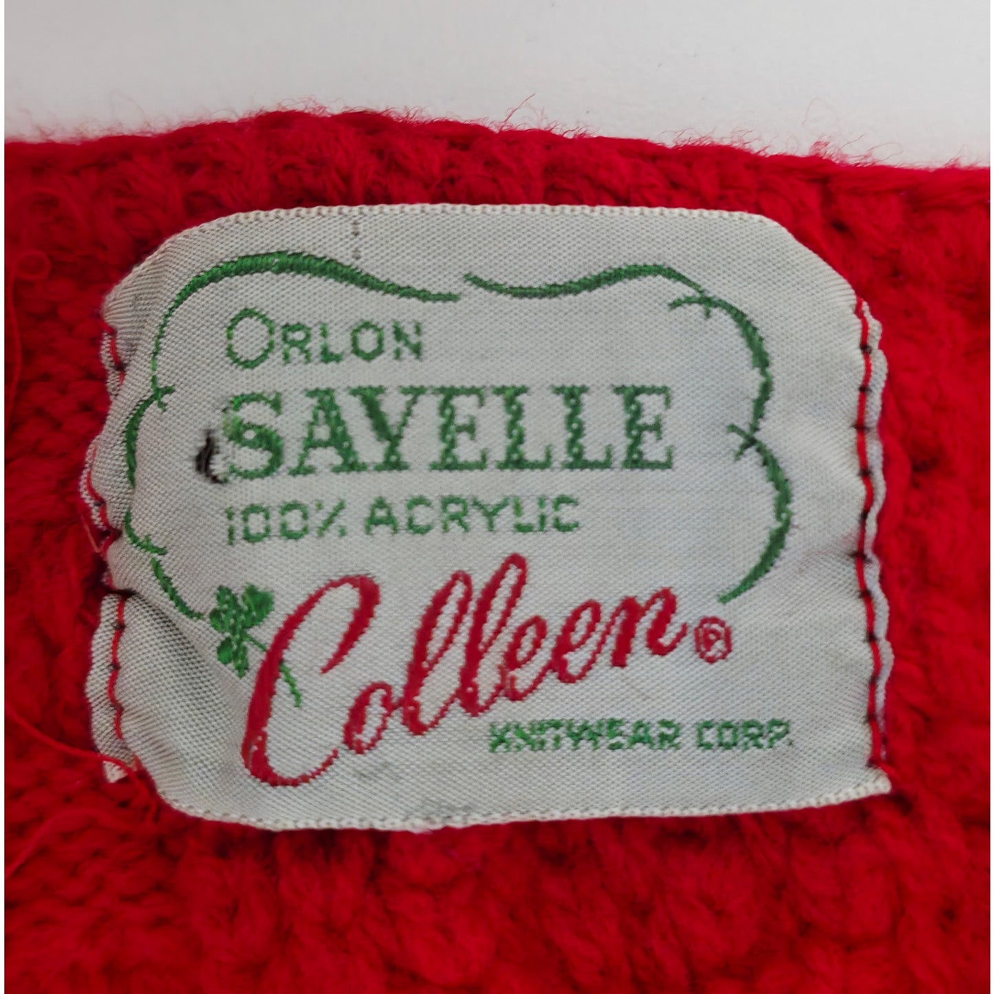 VINTAGE *NEW* 1960's Women's Bright Red Button-Down Sweater Size L (40)