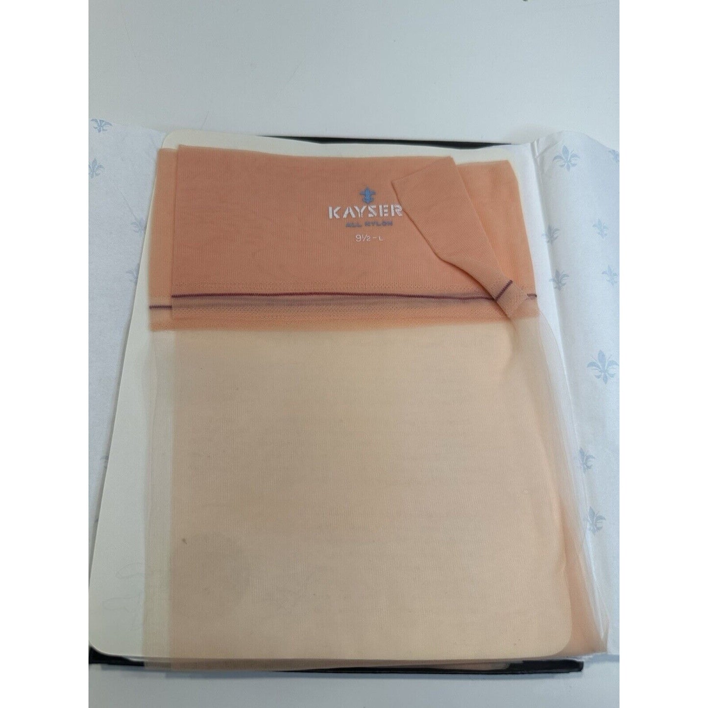 VINTAGE *NEW* Kayser Hosiery-Seamless-Peach Flip-Sz9.5L X 3