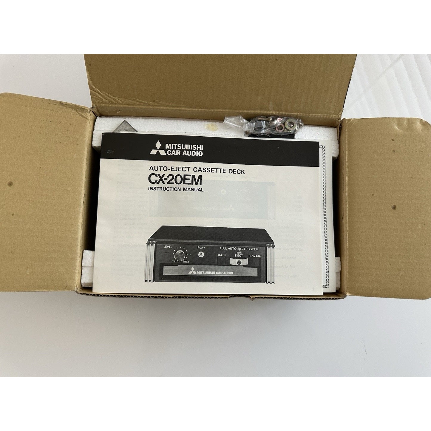 VINTAGE *NEW* Mitsubishi Car Audio CX-20EM Auto-Eject Cassette Deck Japan