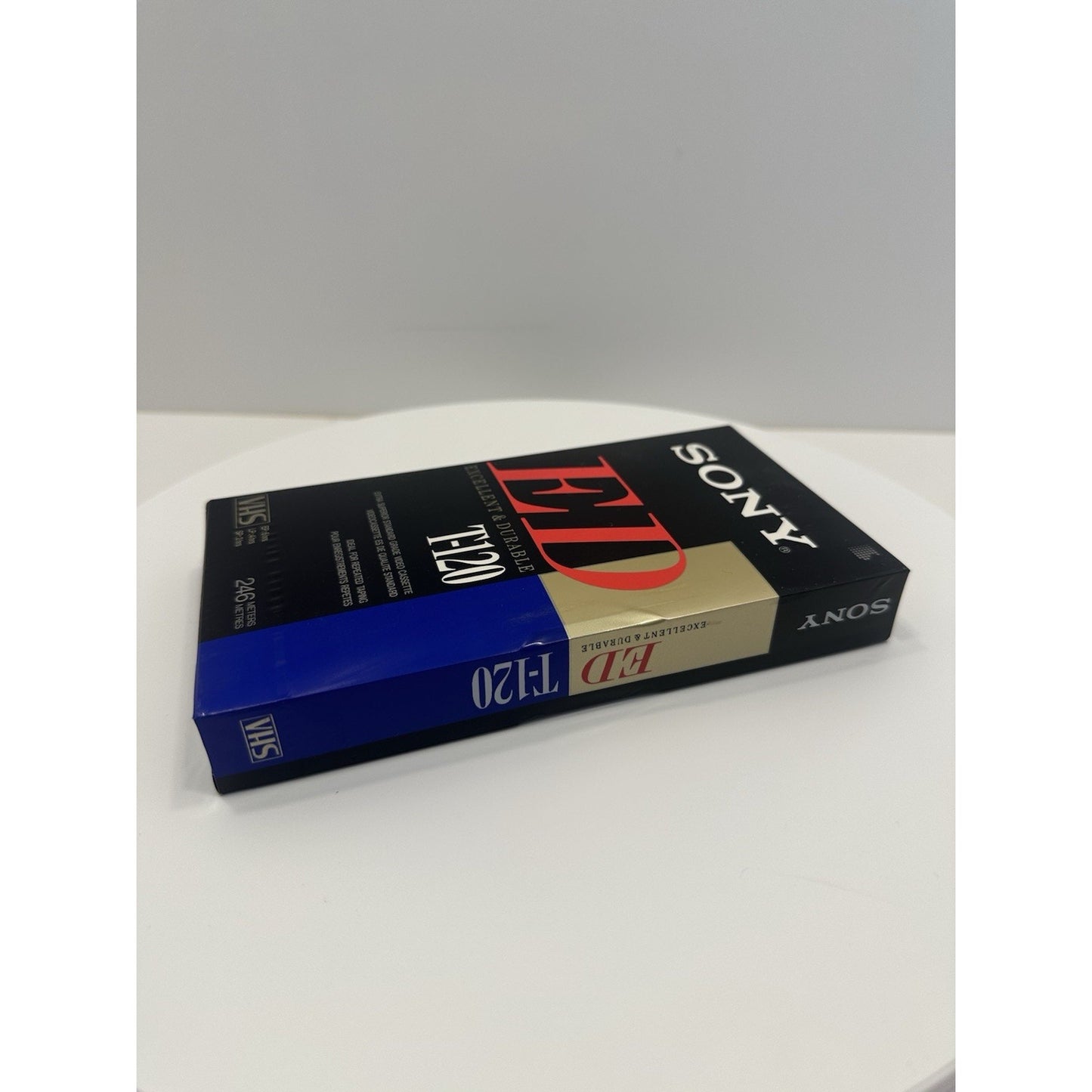 VINTAGE *NEW* 1980's Sony ED T-120 Blank VHS Tape Sealed USA