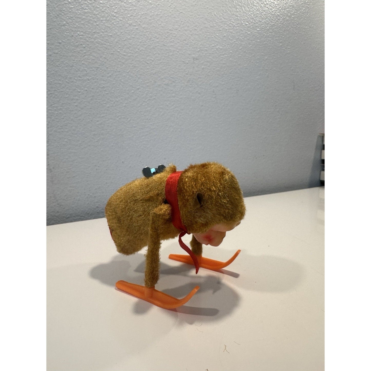 VINTAGE *NEW* 1970's Clockwork 5" Acrobatic Monkey Wind Up Toy