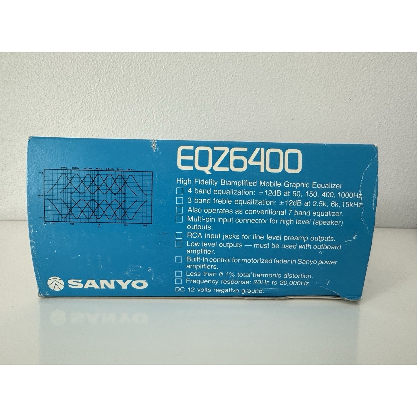 VINTAGE *NEW* 1987 Sanyo EQZ6400 High Fidelity Mobile Graphic Equalizer