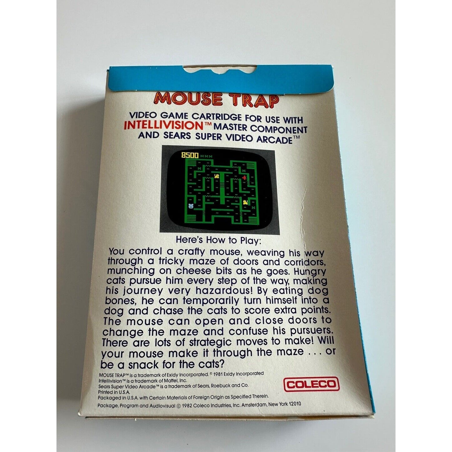 VINTAGE *NEW* Mouse Trap (Intellivision) Sealed