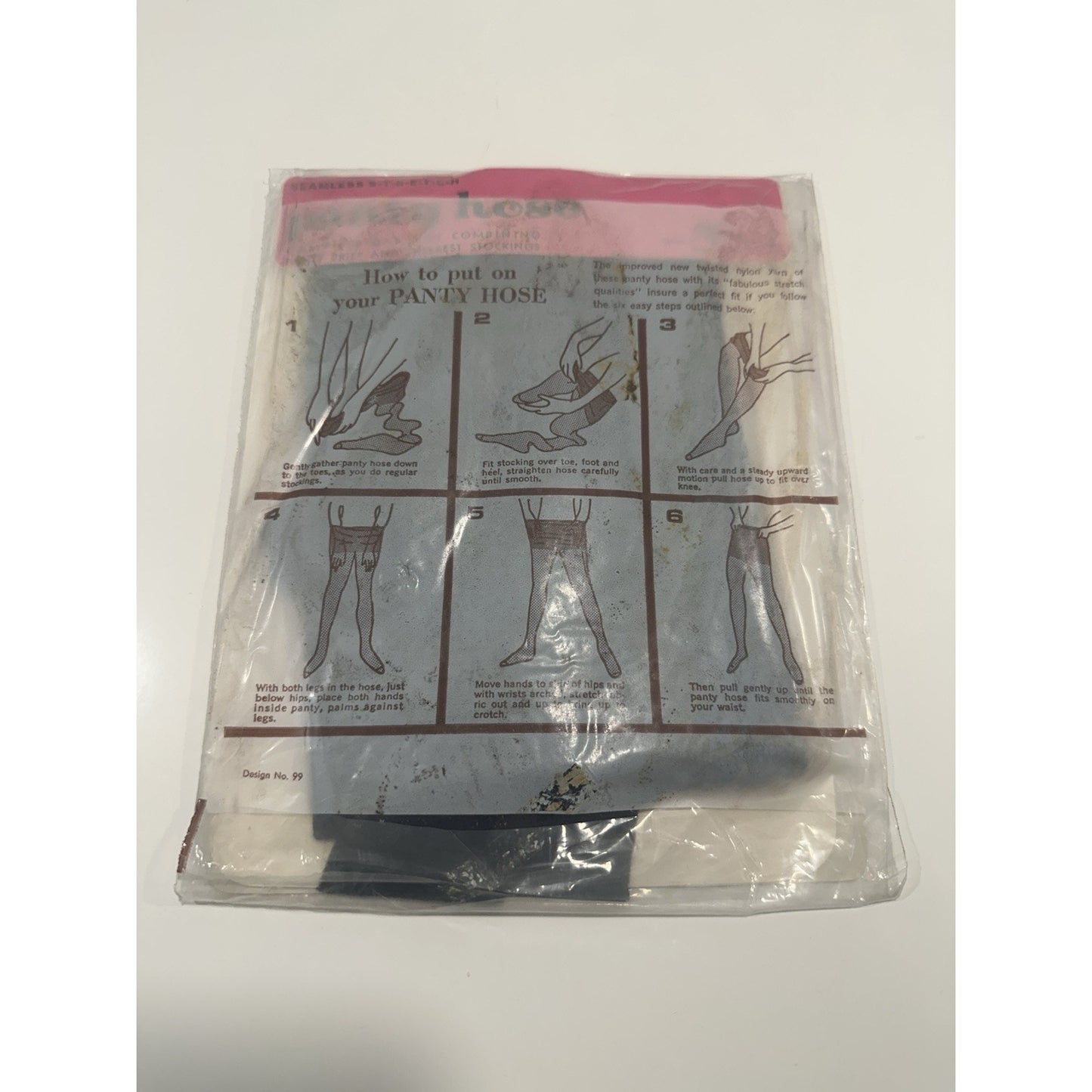 VINTAGE *NEW* Les Mar Hosiery/Pantyhose-Sheer-Navy-1 pair-5"0-5"8