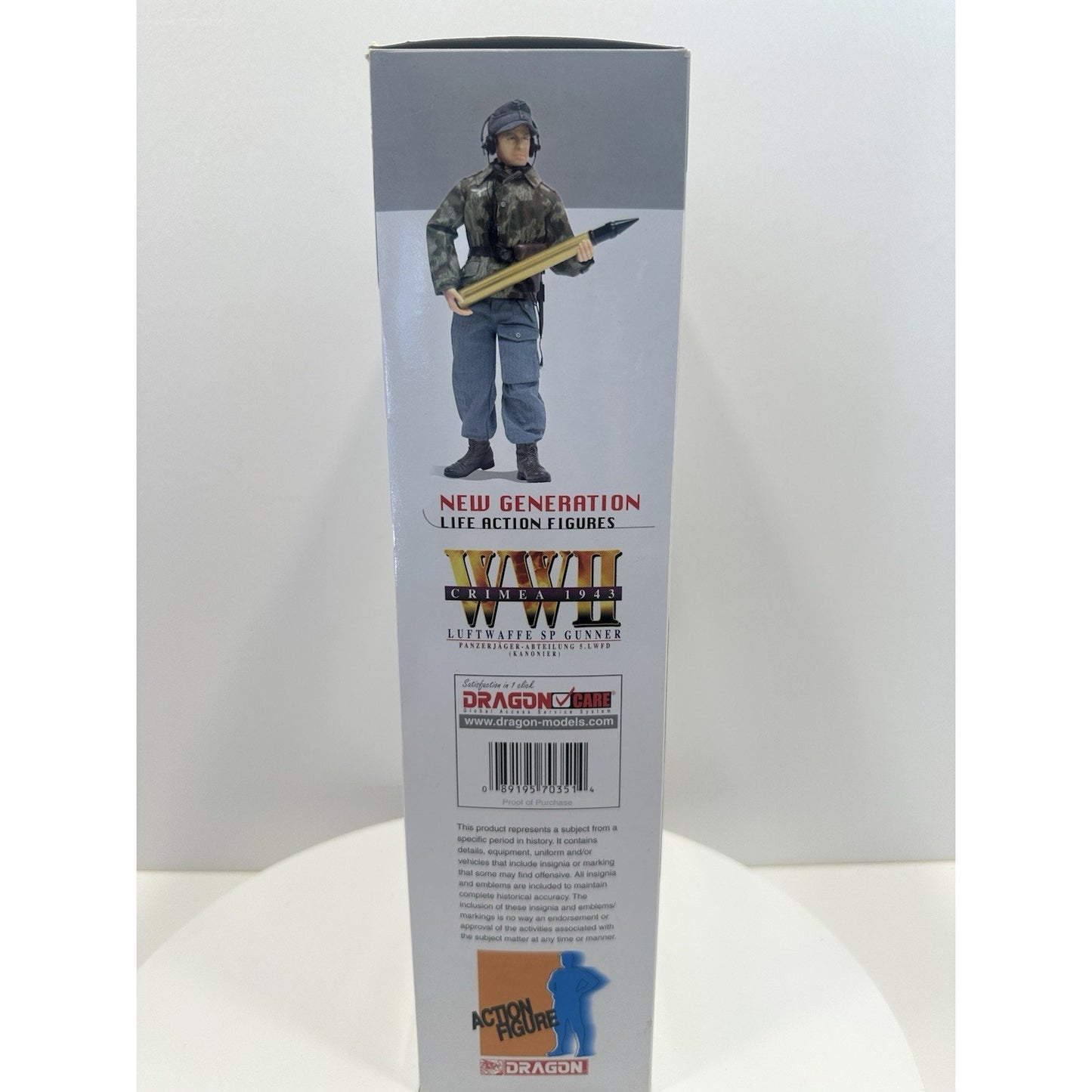 VINTAGE *NEW* Dragon WWII "Werner Bloch* Crimea 1943 Panzer Action Figure