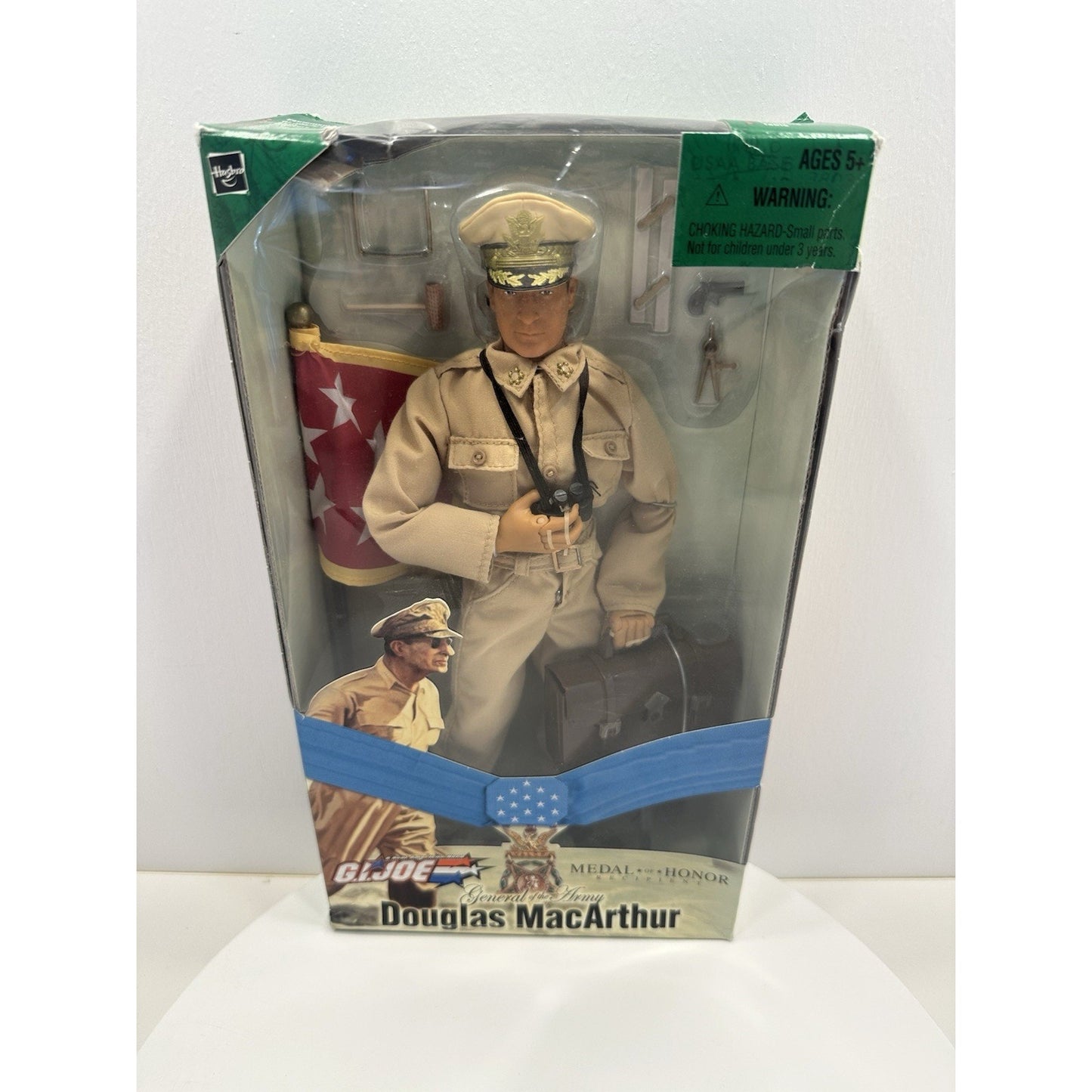 VINTAGE *NEW* GI Joe General Douglas MacArthur Metal of Honor Action Figure