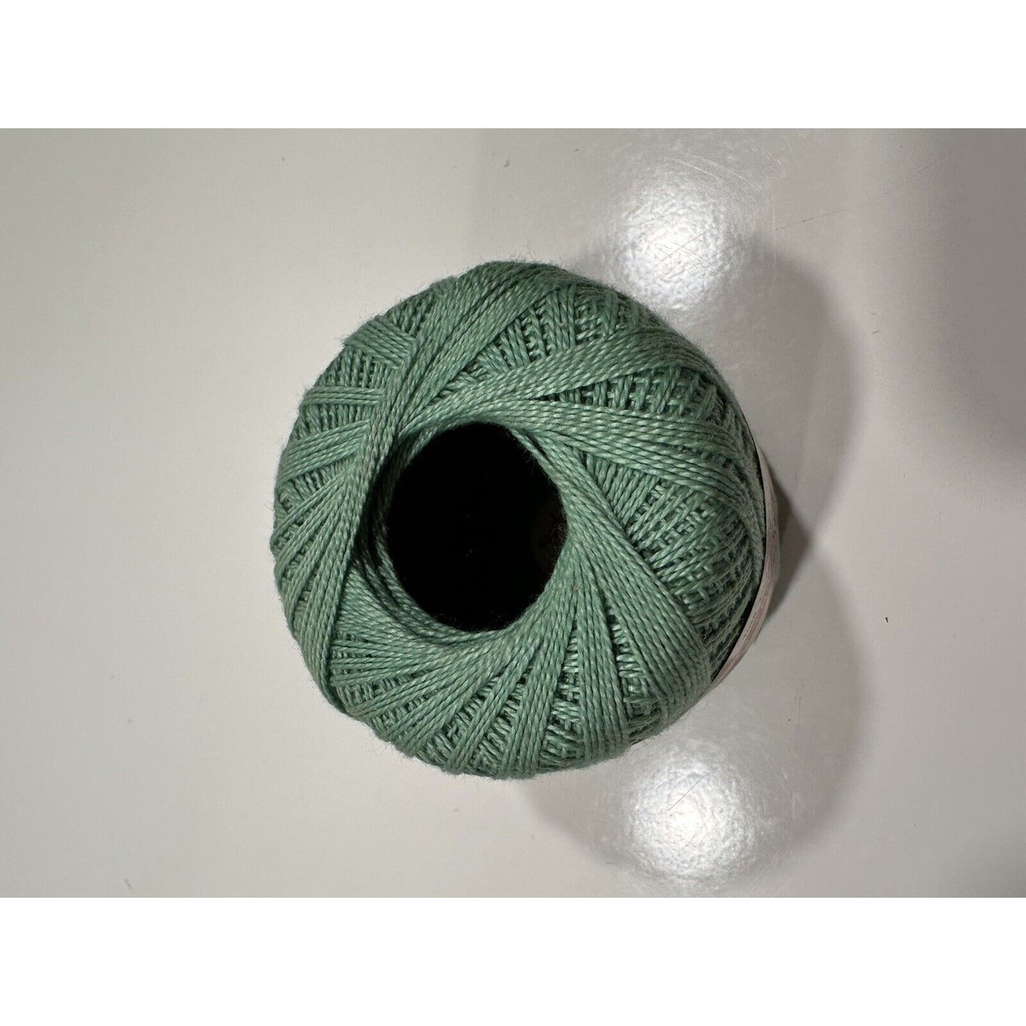 VINTAGE *NEW* Star Sillateen Sansil Crochet Knitting 102 Green 40-75 Yrds