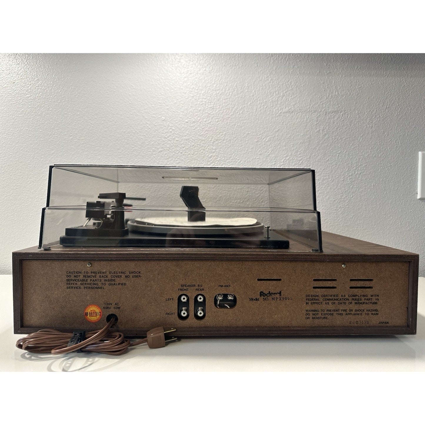 VINTAGE *NEW* 1970's Federal AM/FM MPX 8-Track Stereo System Recorder