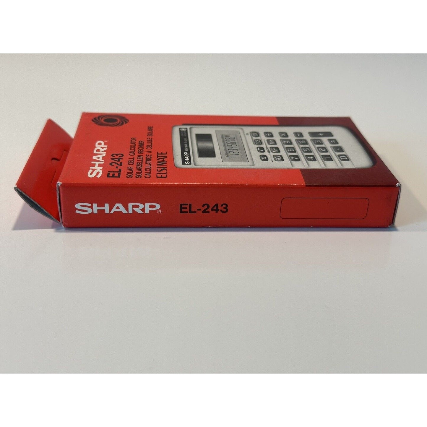 VINTAGE *NEW* Sharp Elsi Mate EL-243 Solar Calculator