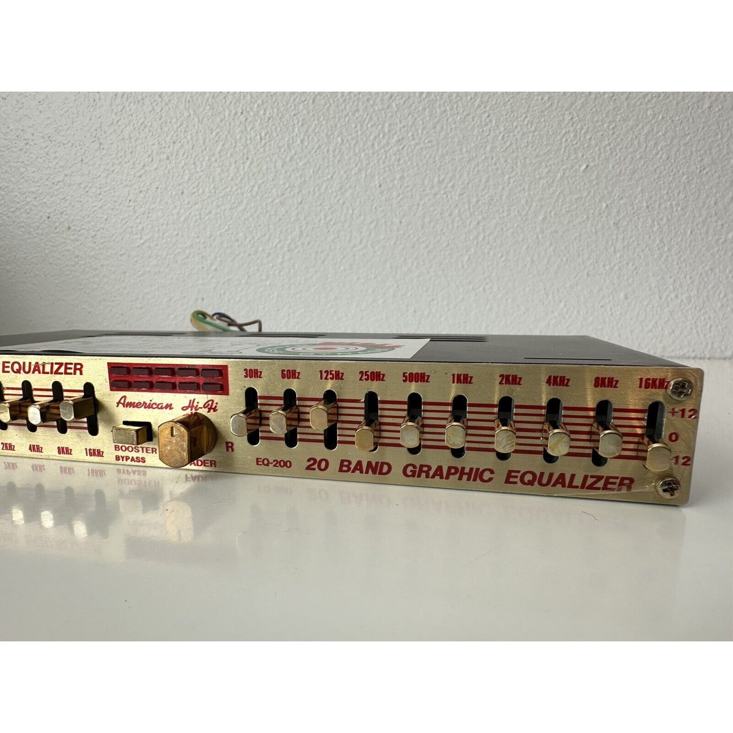 VINTAGE *NEW* American hi-fi #EQ200 20-Band Equalizer/ Hi-Power AMP