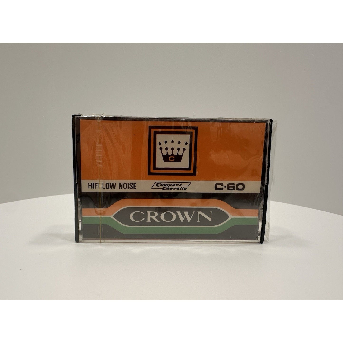 VINTAGE *NEW* 1970's Crown C-60 HiFi Low Noise Lot of 9 Blank Cassette Tapes