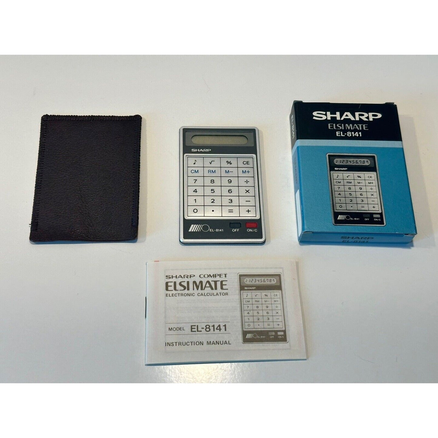 VINTAGE *NEW* Sharp Elsi Mate EL-8141 Electronic Calculator Q=10Lot