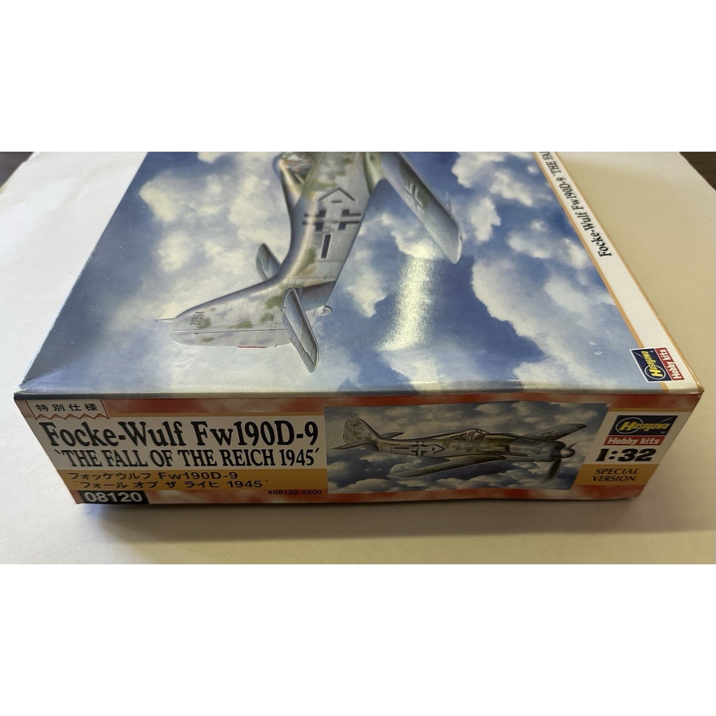 VINTAGE *NEW* Hasegawa Focke-Wulf Fw190D-9 The Fall Of The Reich 1/32 Model Kit