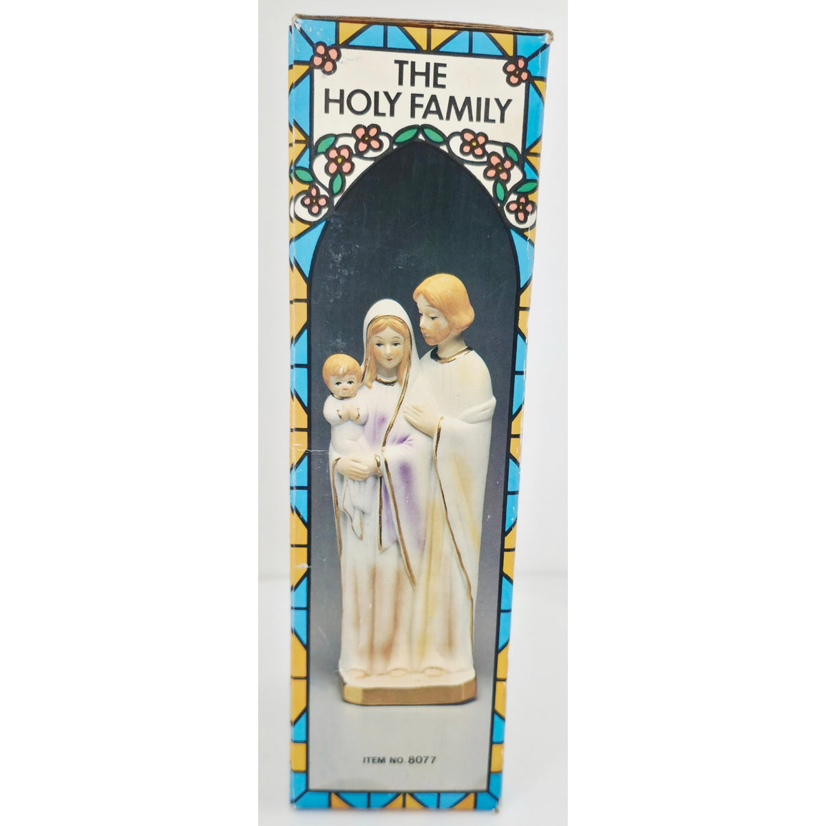 VINTAGE *NEW* 1987 ARTMARK Holy Family 3 Figure Porcelain Statue Made in Taiwan