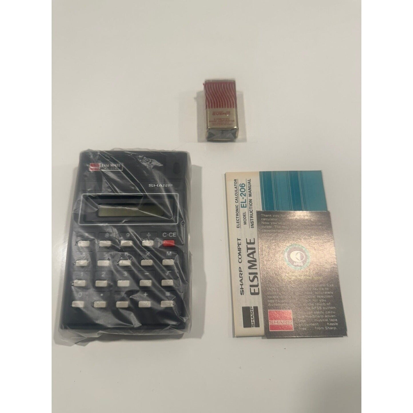 VINTAGE *NEW* Sharp Elsimate EL-206 Electronic Calculator