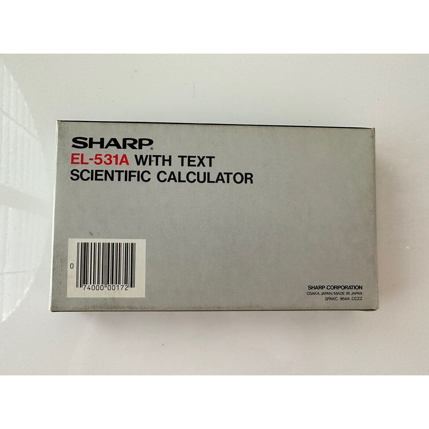 VINTAGE *NEW* SHARP EL-531A with Textbook Scientific Calculator