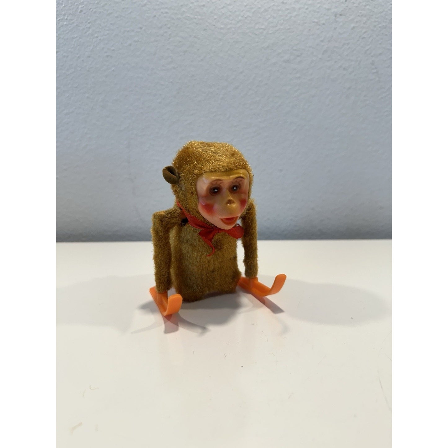 VINTAGE *NEW* 1970's Clockwork 5" Acrobatic Monkey Wind Up Toy