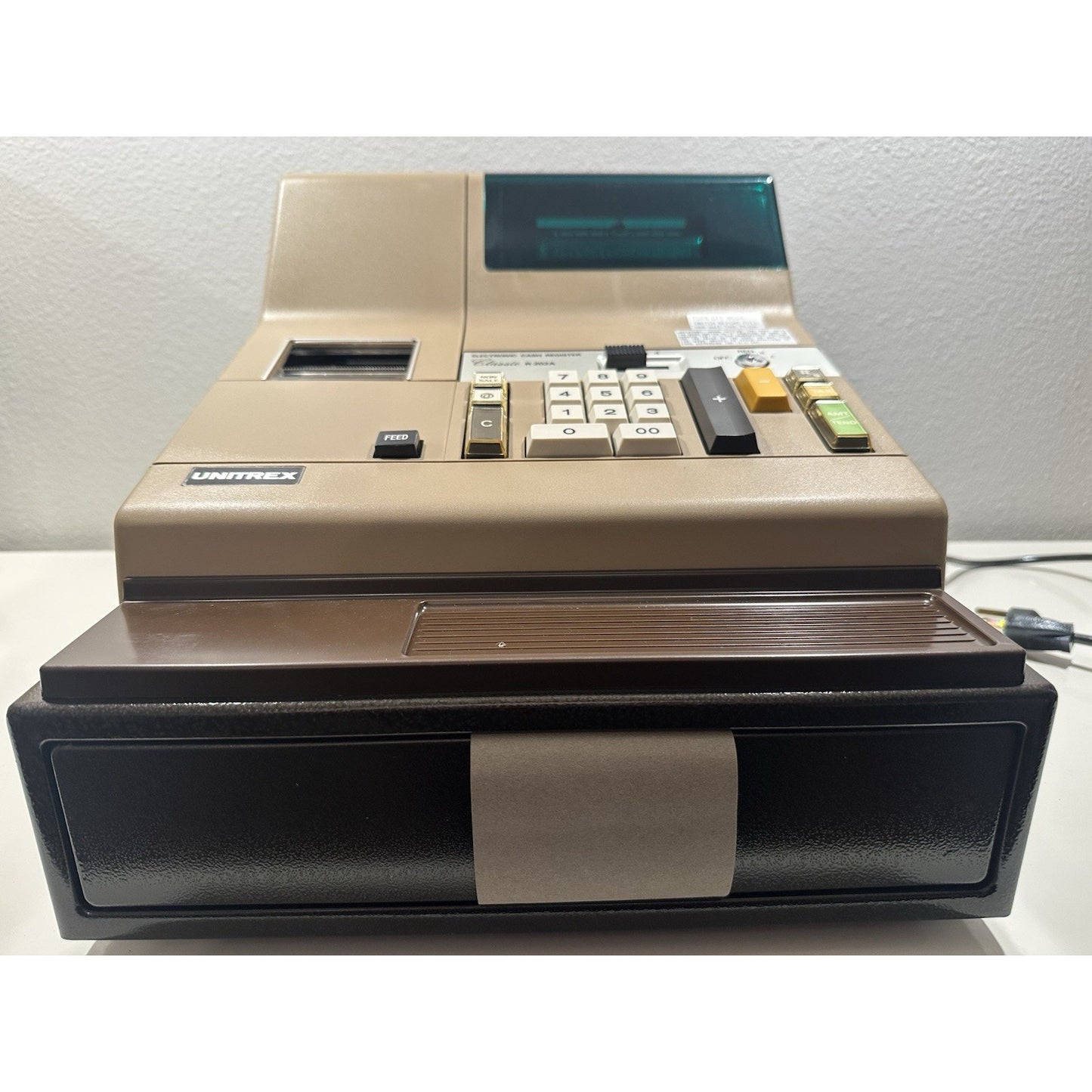 VINTAGE *NEW* Unitrex #R-202A Electronic Cash Register