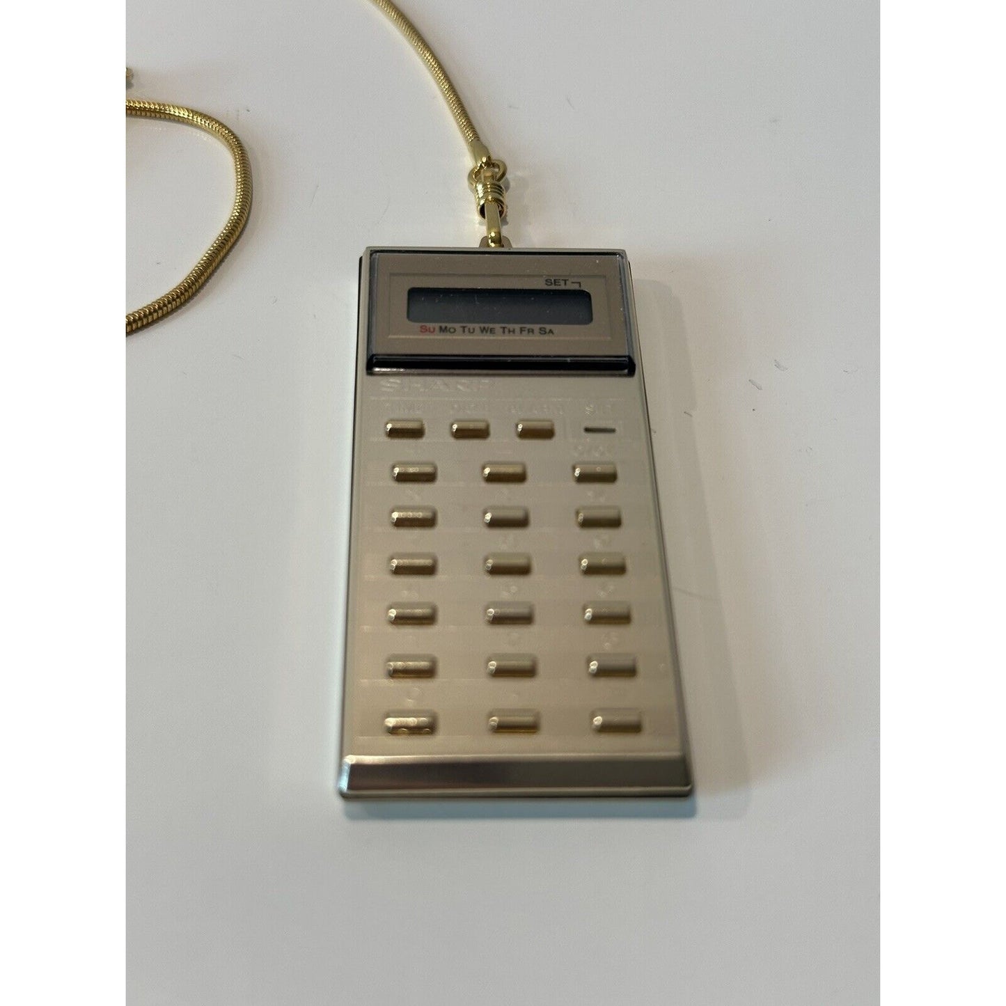 VINTAGE *NEW* Sharp EL-8061S Miniature Electronic Calculator HangARound