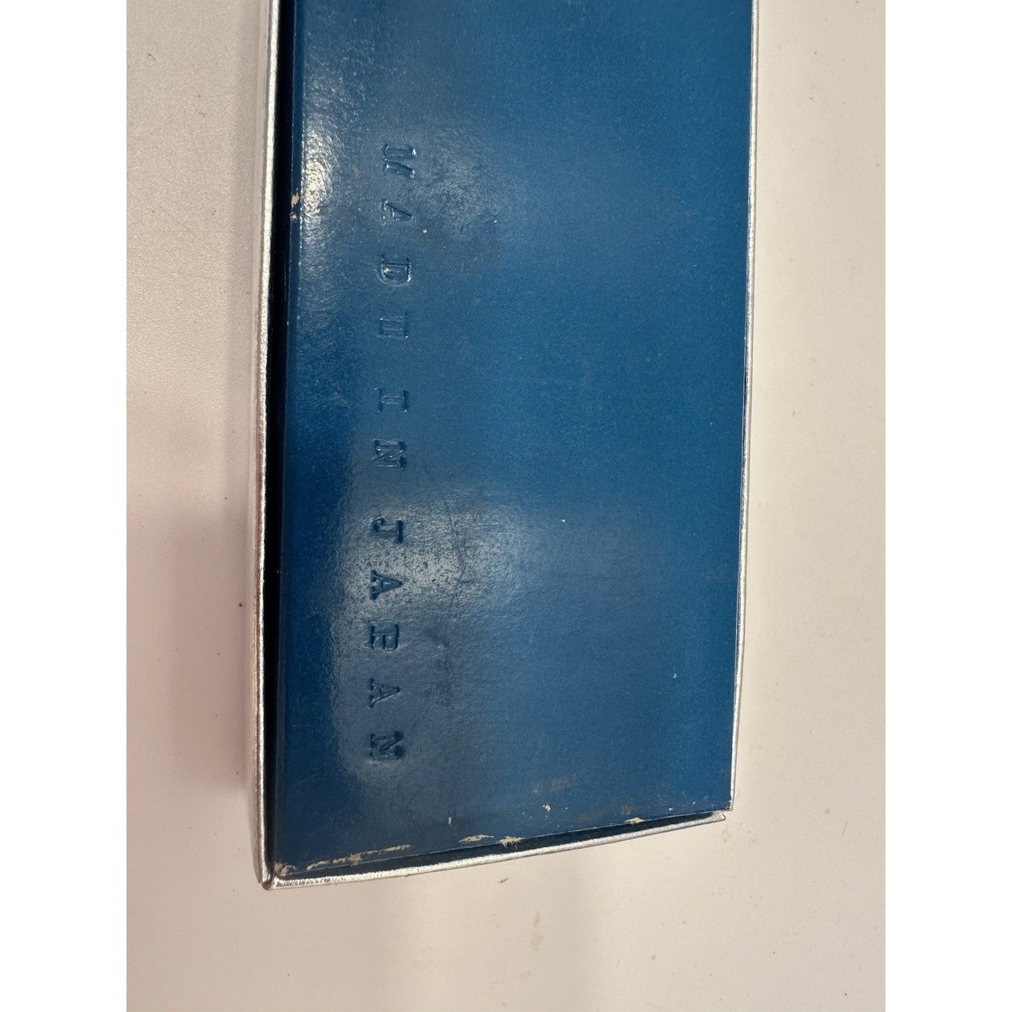 VINTAGE *NEW* 1960's Manor Butane Lighter Aqua w/Stars