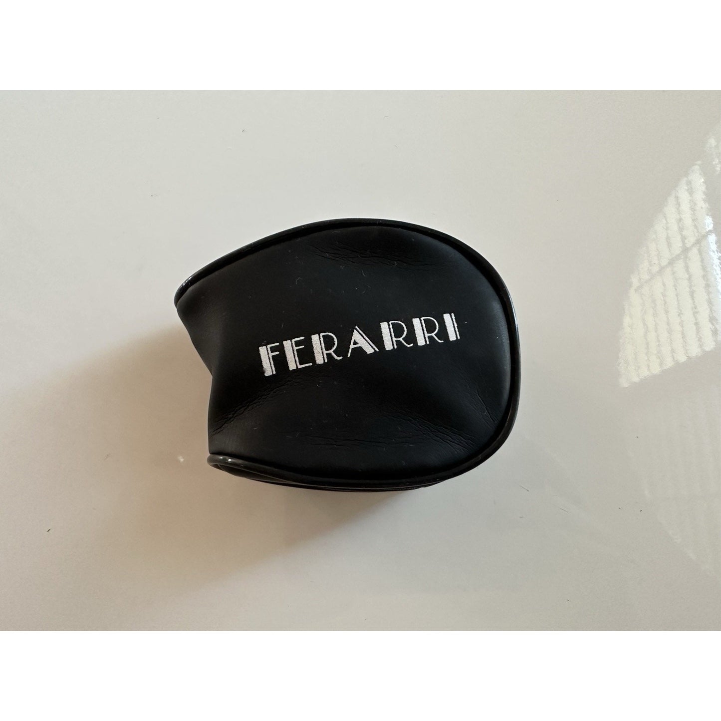 VINTAGE *NEW* 1980's Ferarri Foldable Black Metal Aviator Sunglasses