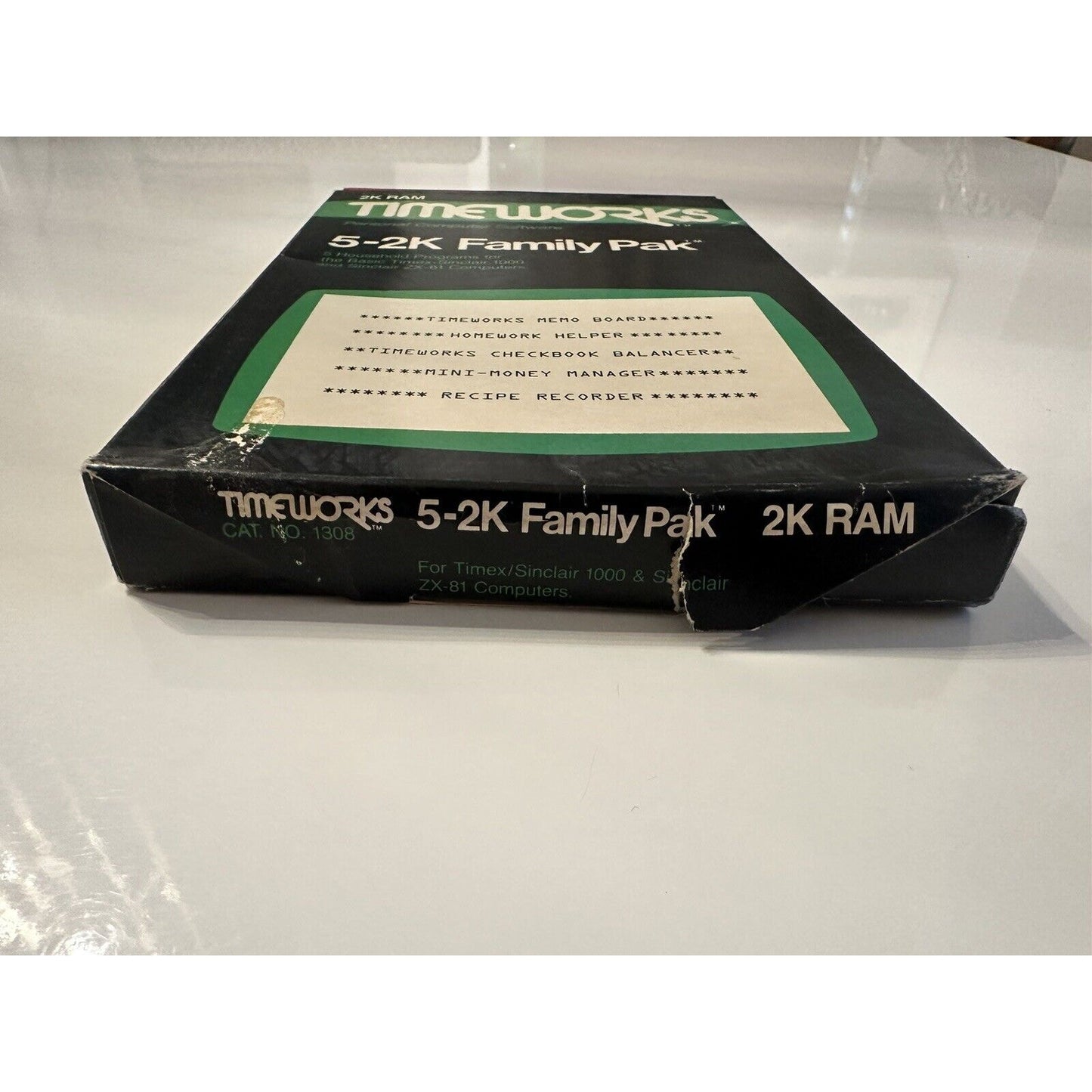 VINTAGE *NEW* Timeworks 5-2K Family Pak - Sinclair 1000 Cassette