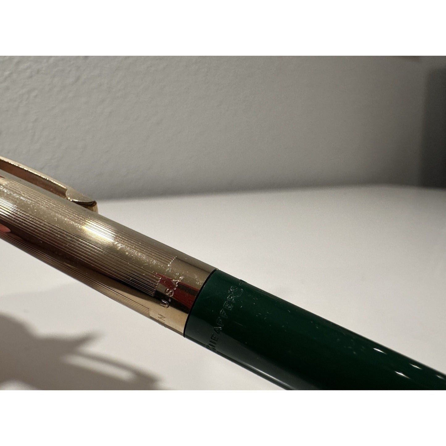 VINTAGE *NEW* 1970's Sheaffer Green 12-1000 Mechanical Pencil Set of 2