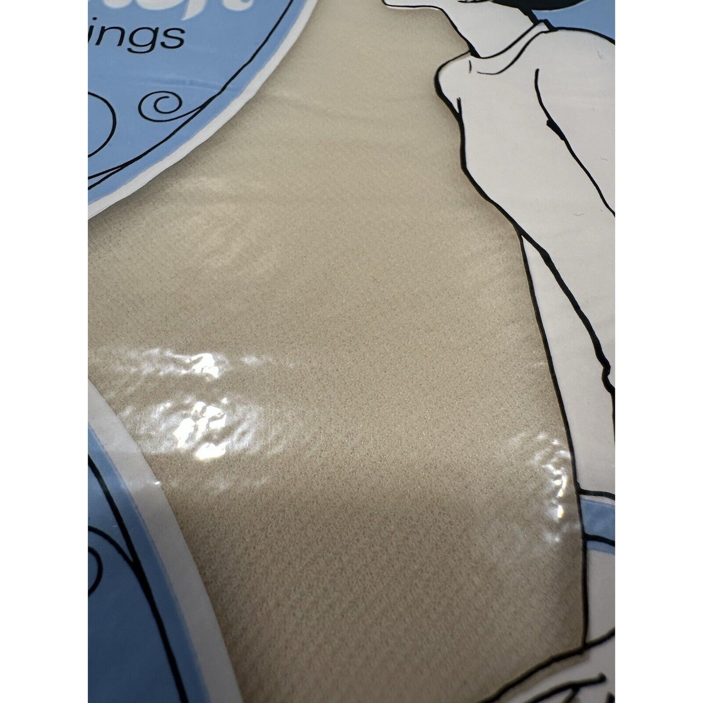 VINTAGE *NEW* 1950's Lassiter Hosiery-Off Wht-Demi-Toe-Stretch-Merrie Maid Sz9.5/10 x 3