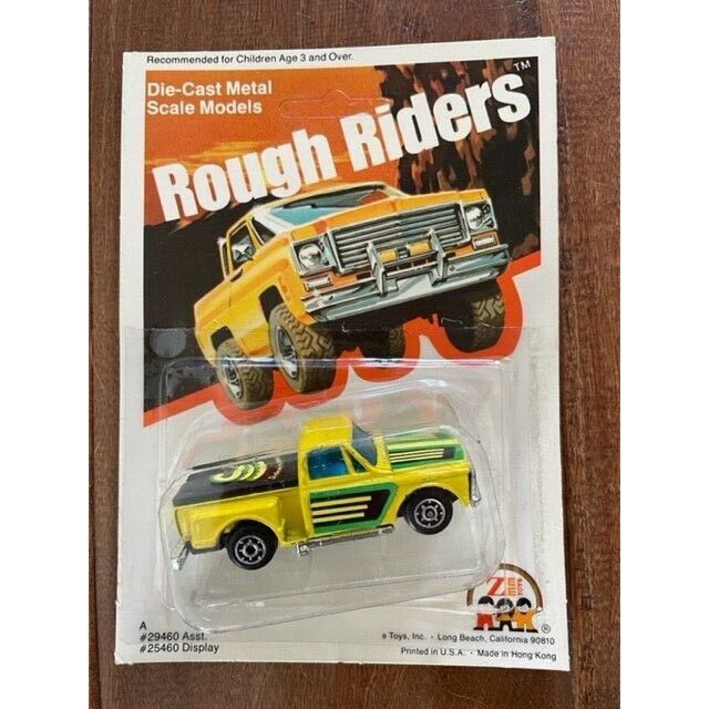 VINTAGE *NEW* Rough Riders Die Cast Metal Model Chevy Stepside Pick-Up - Yellow