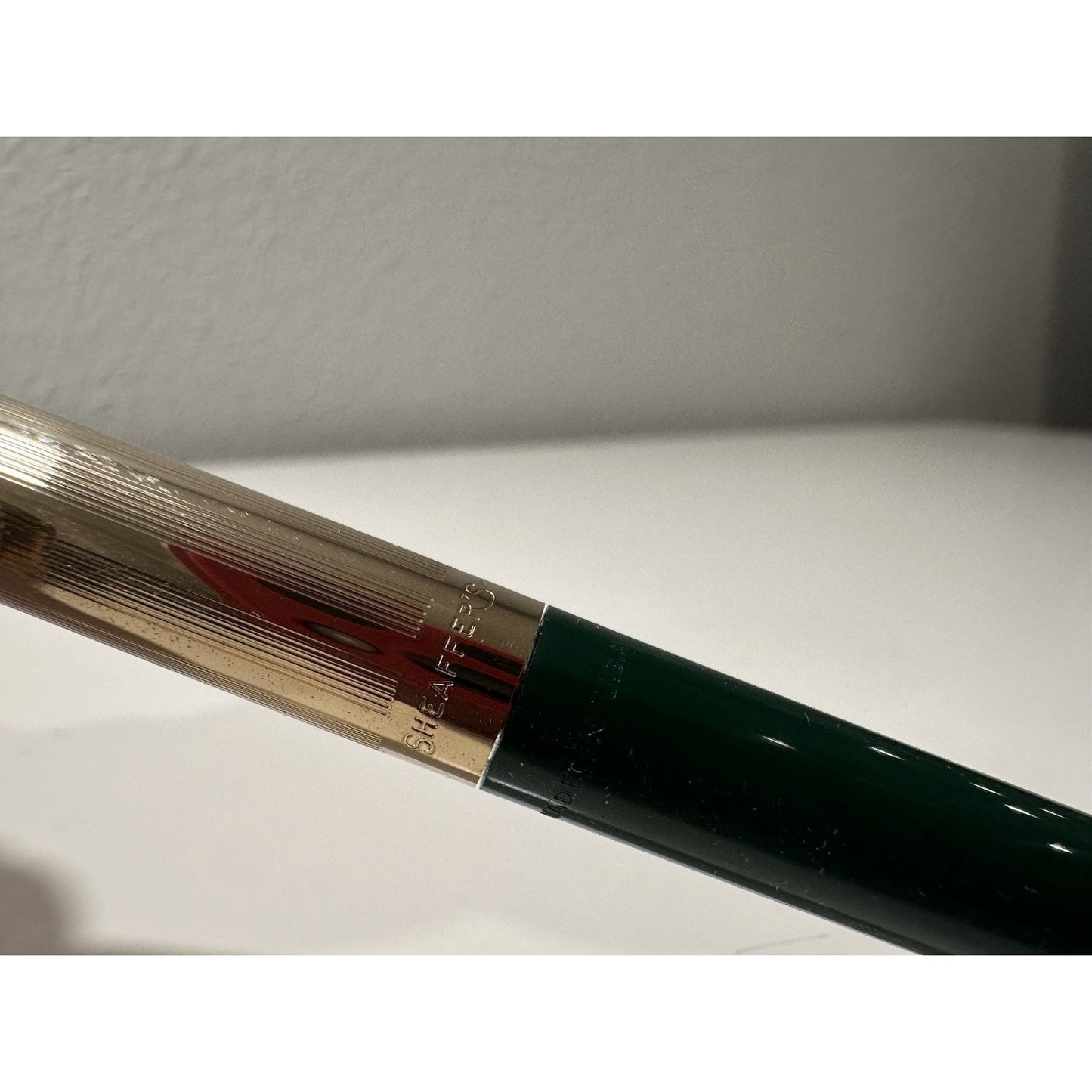VINTAGE *NEW* 1970's Sheaffer Green 12-1000 Mechanical Pencil Set of 2
