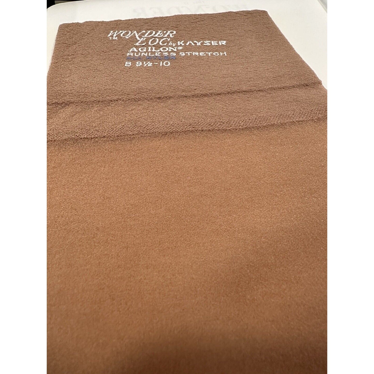 VINTAGE *NEW* Kayser Hosiery-Wonderloc Stretch-Debonair-Seamless-Sz9.5-10 B X 3