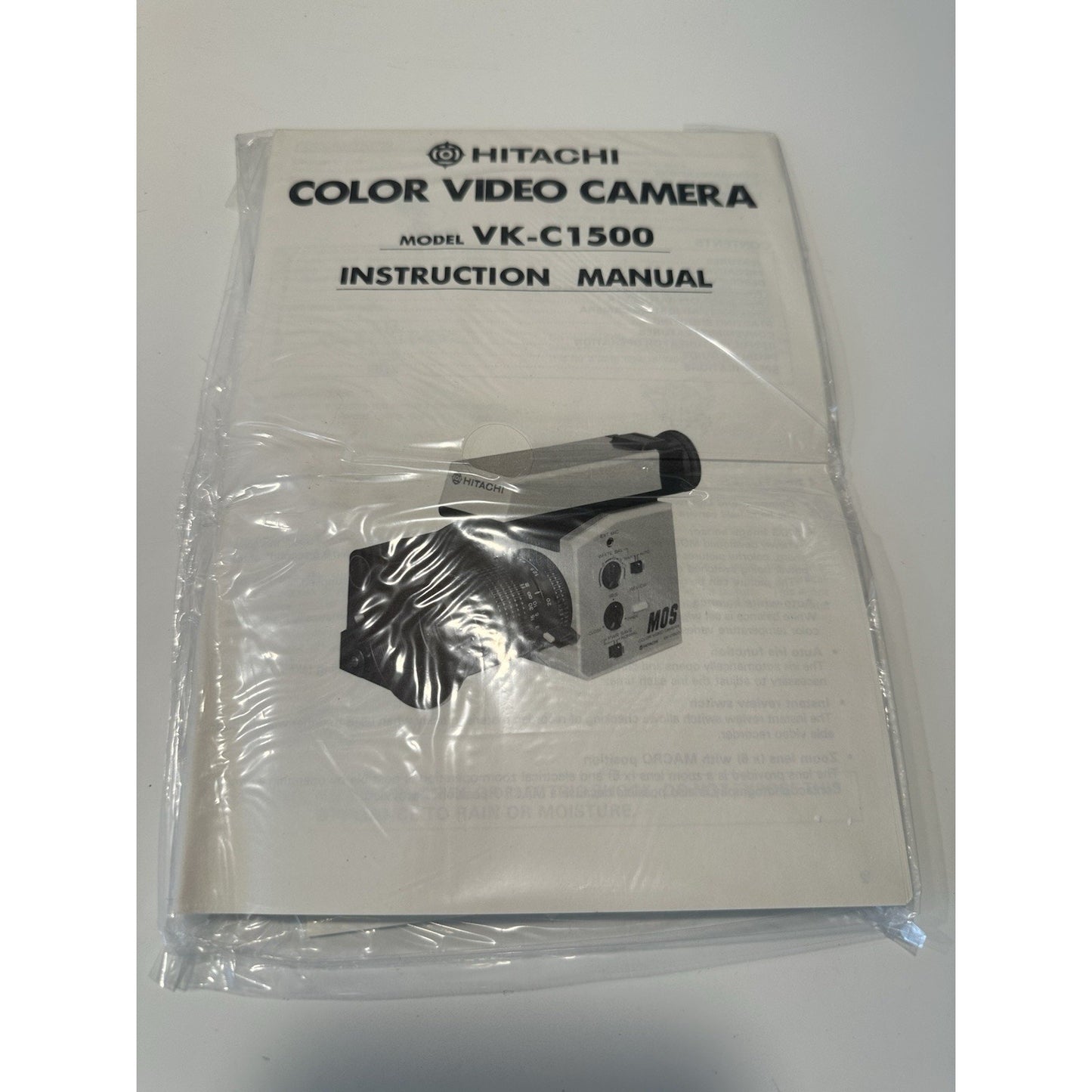 VINTAGE *NEW* 1980's Hitachi VK-C1500 Color Video Camera F1.2X6 Zoom