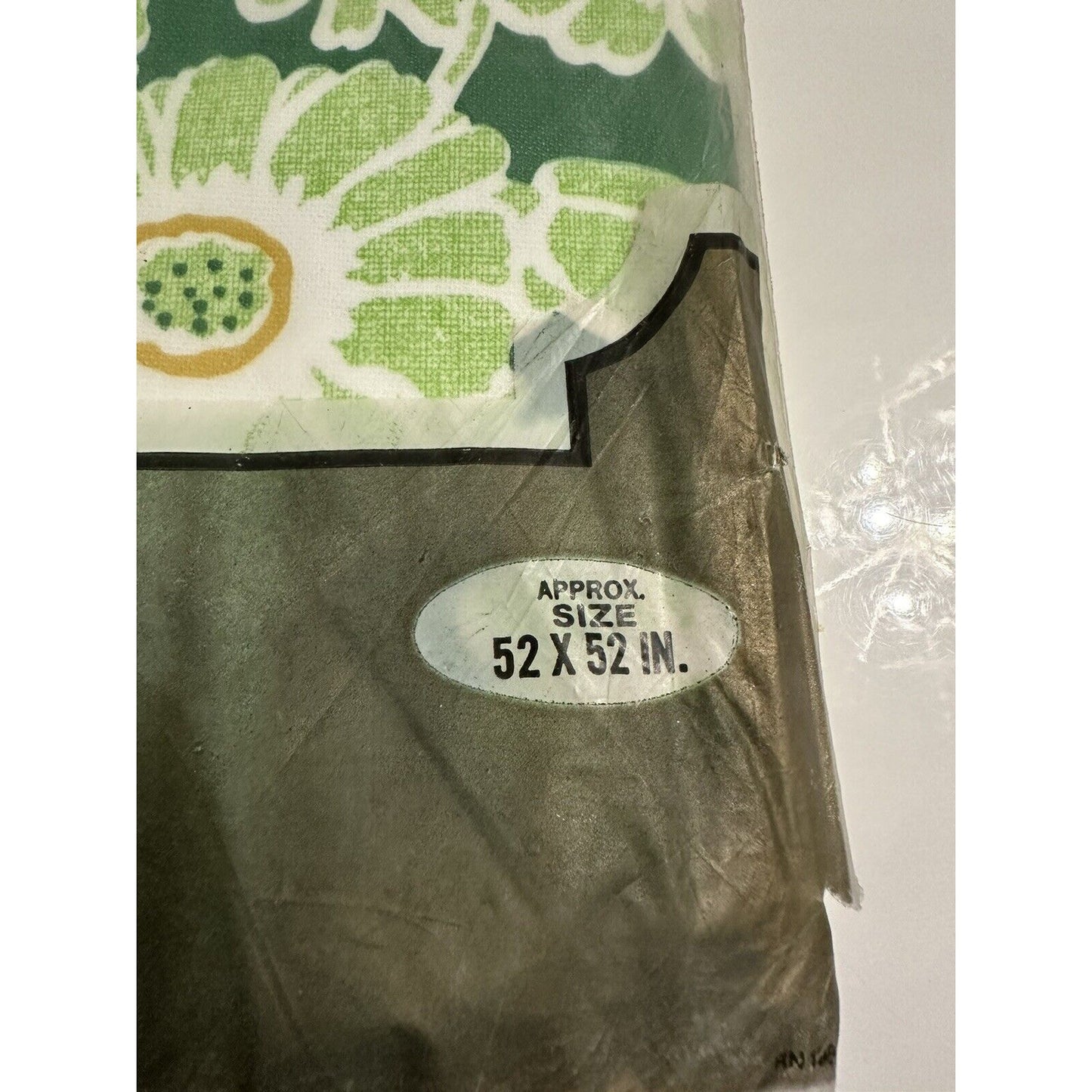 VINTAGE *NEW* Majestic Tablecloth 52"X52" Floral Permanent Press